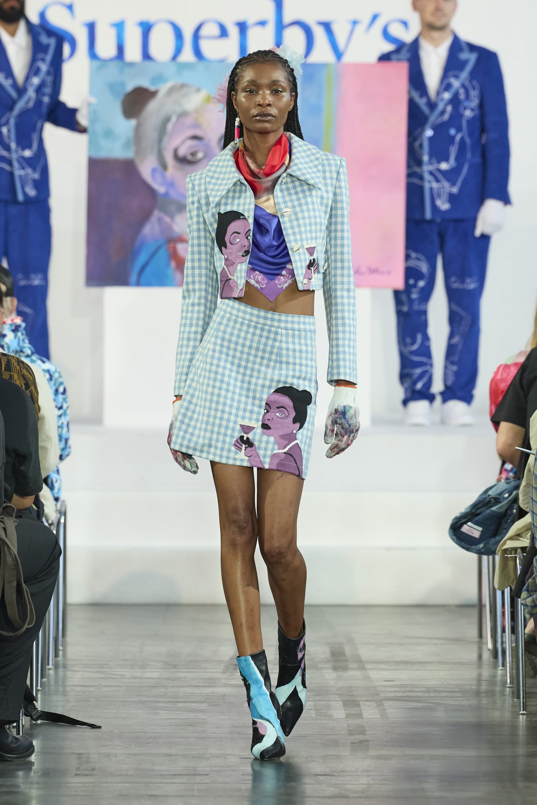 Kidsuper Creative Director Colm Dillane staged collection with a