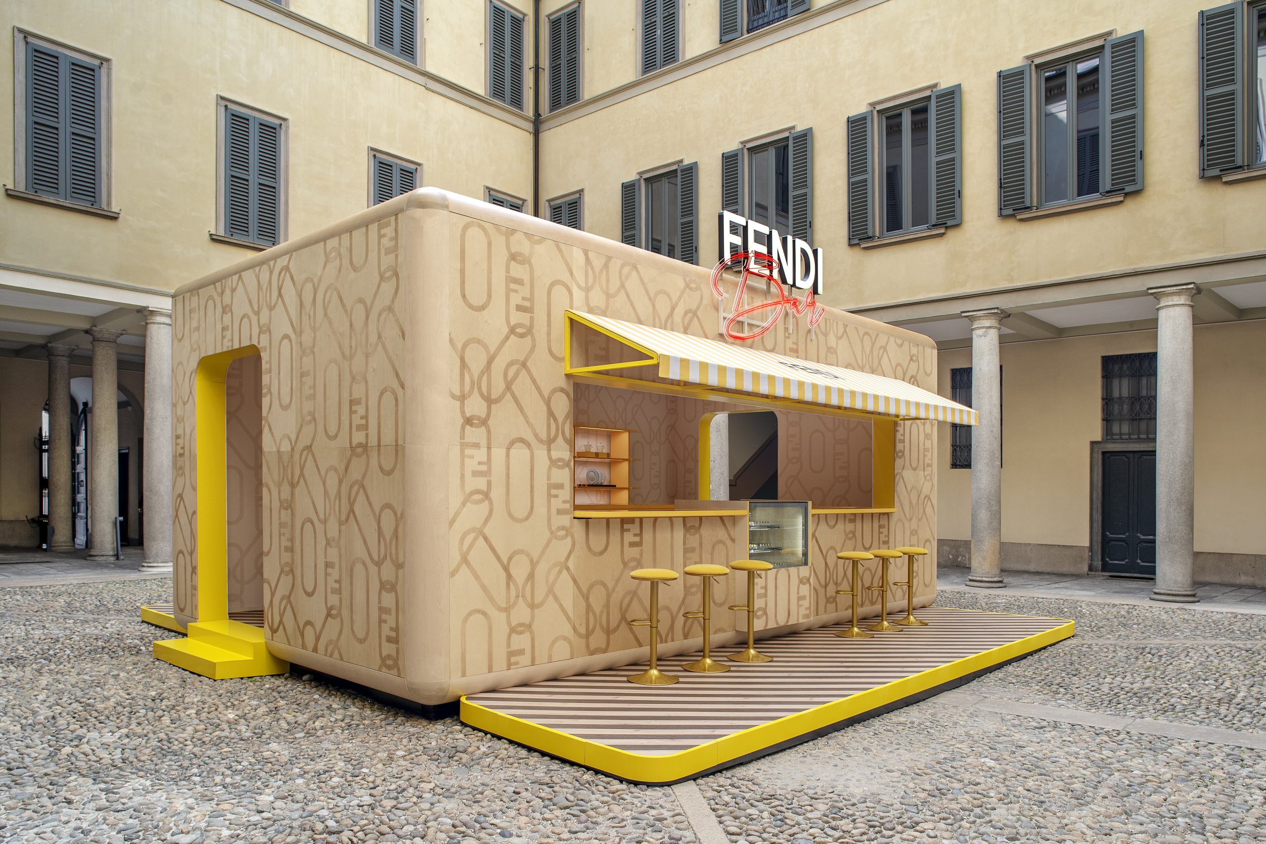 Fendi Opens Pop-Up Bar In Milan for Salone del Mobile