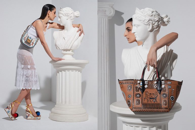 christian Louboutin Greekaba Collection 2022 ad campaign photo