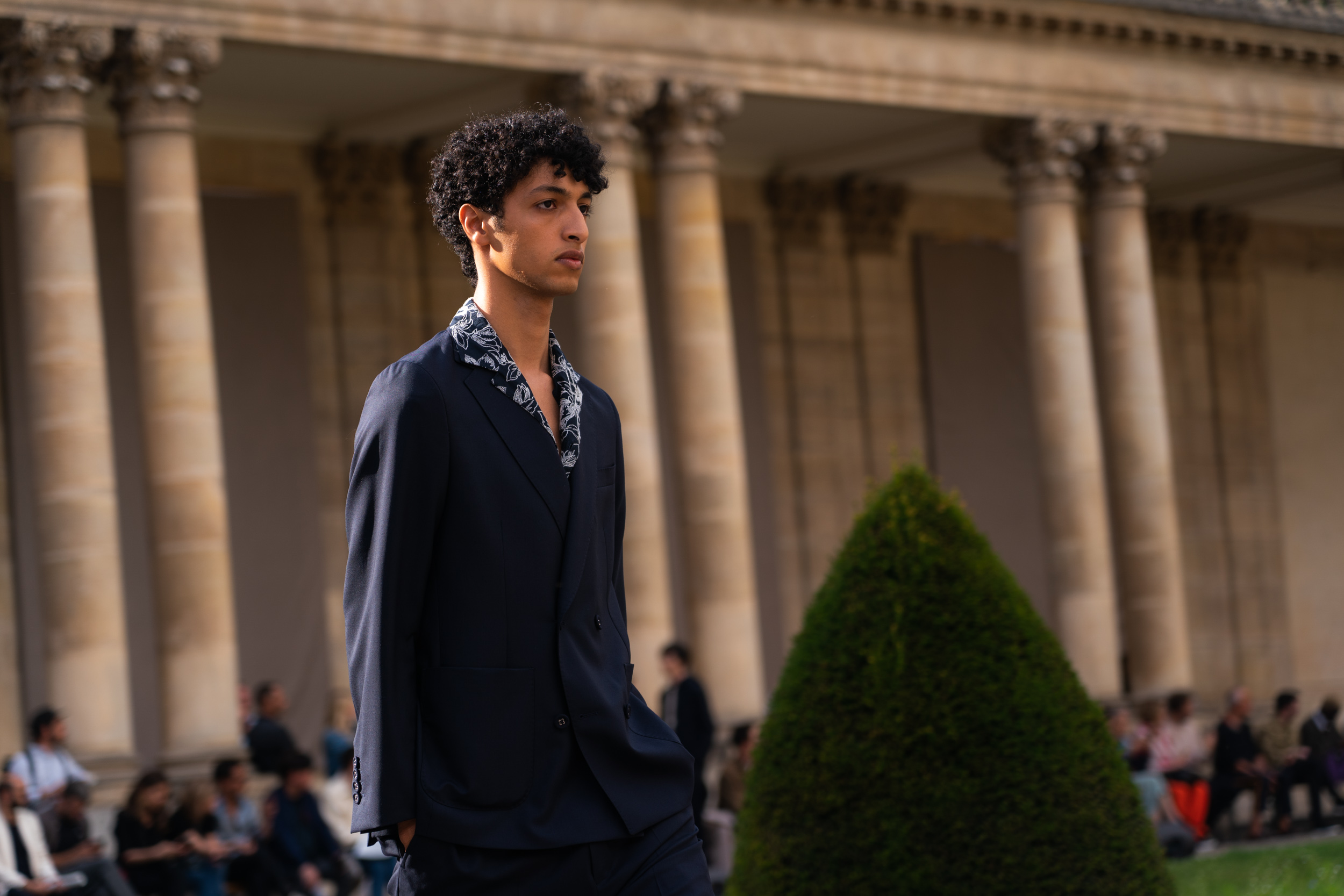 Officine Generale Spring 2023 Men's Fashion Show Atmosphere Fashion Show