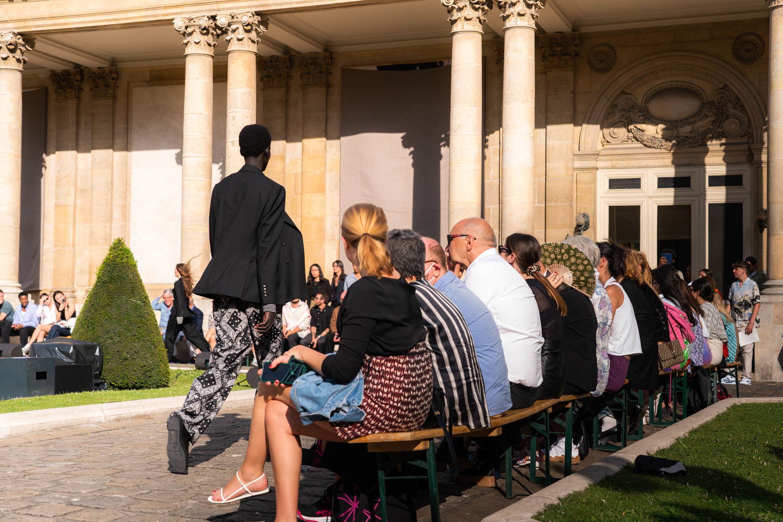 Officine Generale Spring 2023 Men's Fashion Show Atmosphere Fashion Show