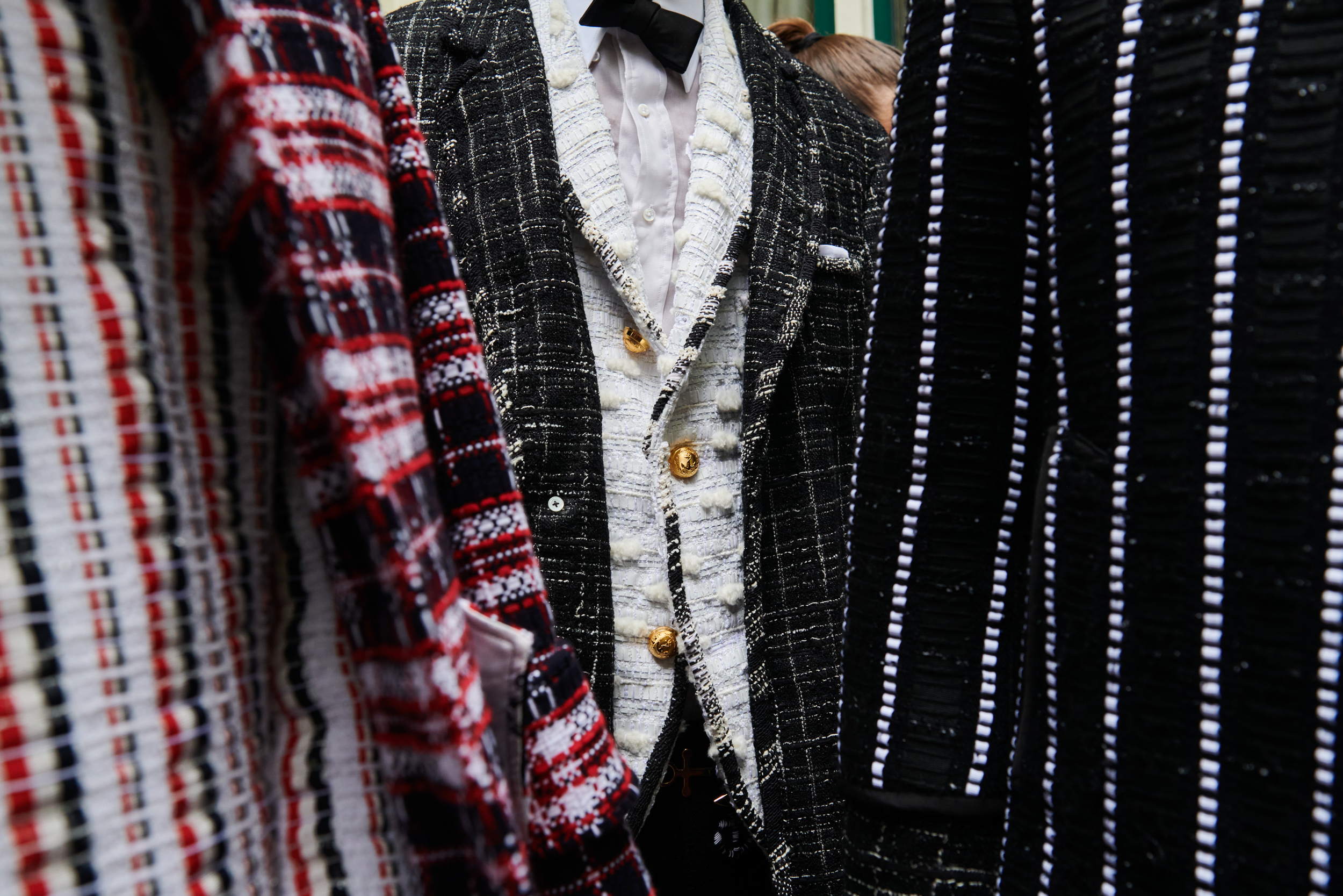 Thom Browne Spring 2023 Men's Fashion Show Backstage Fashion Show