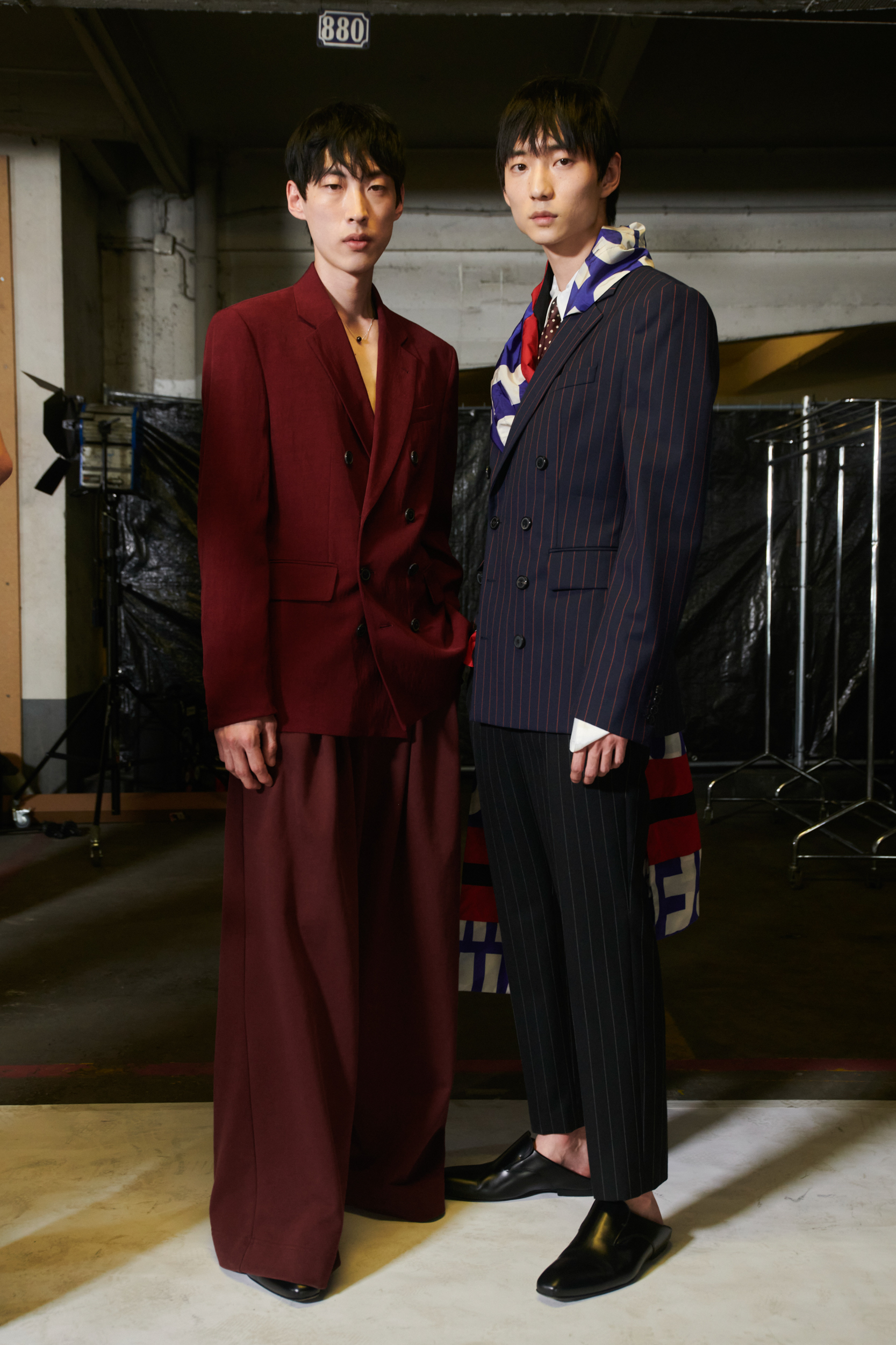 Dries Van Noten Spring 2023 Men's Fashion Show Backstage Fashion Show