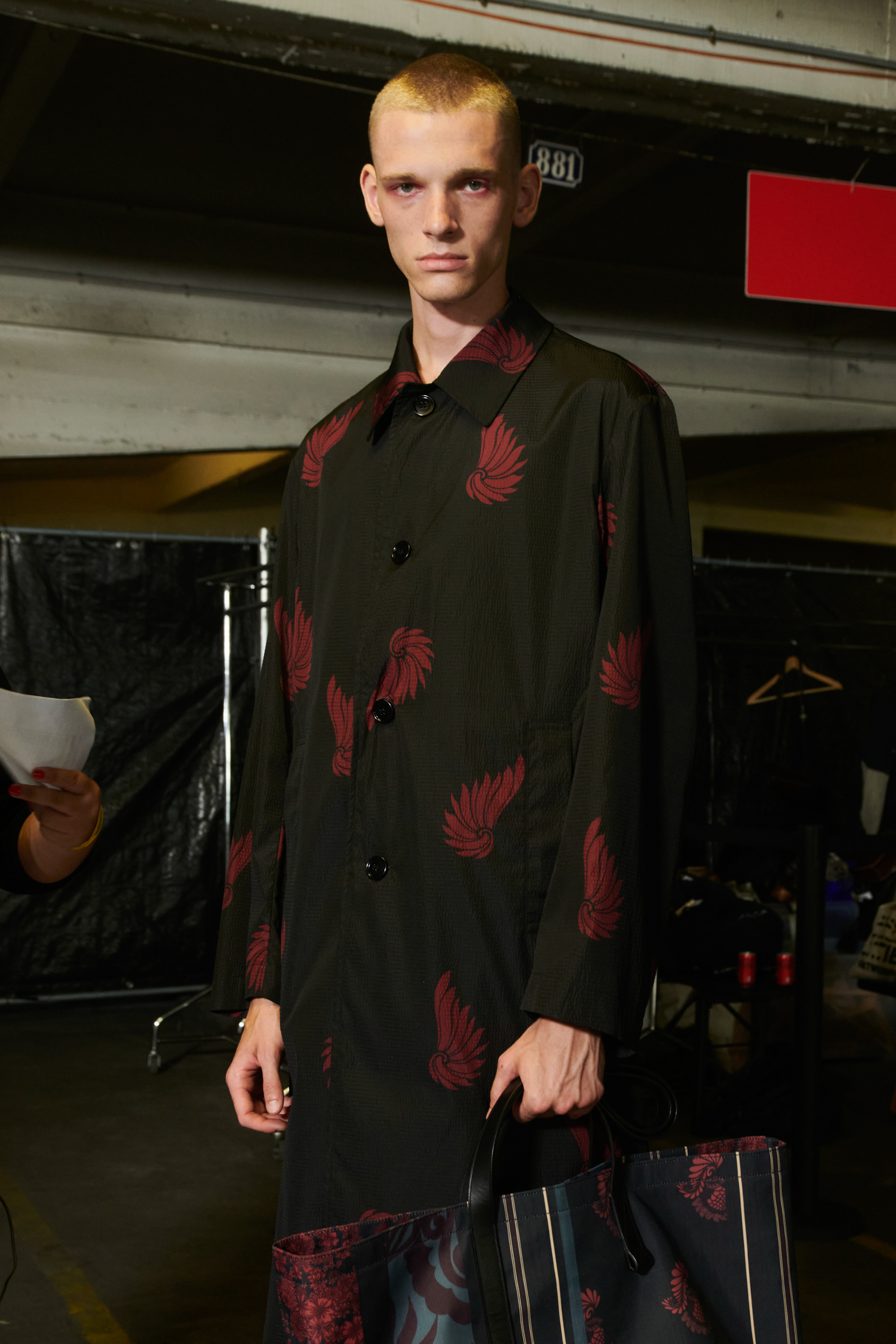 Dries Van Noten Spring 2023 Men's Fashion Show Backstage Fashion Show