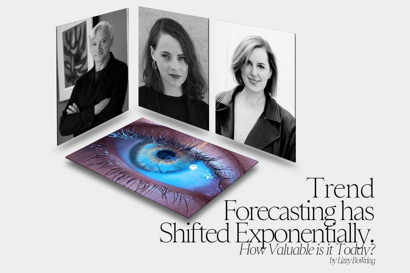 Trend Forecasting has Shifted Exponentially news article header image with headshots