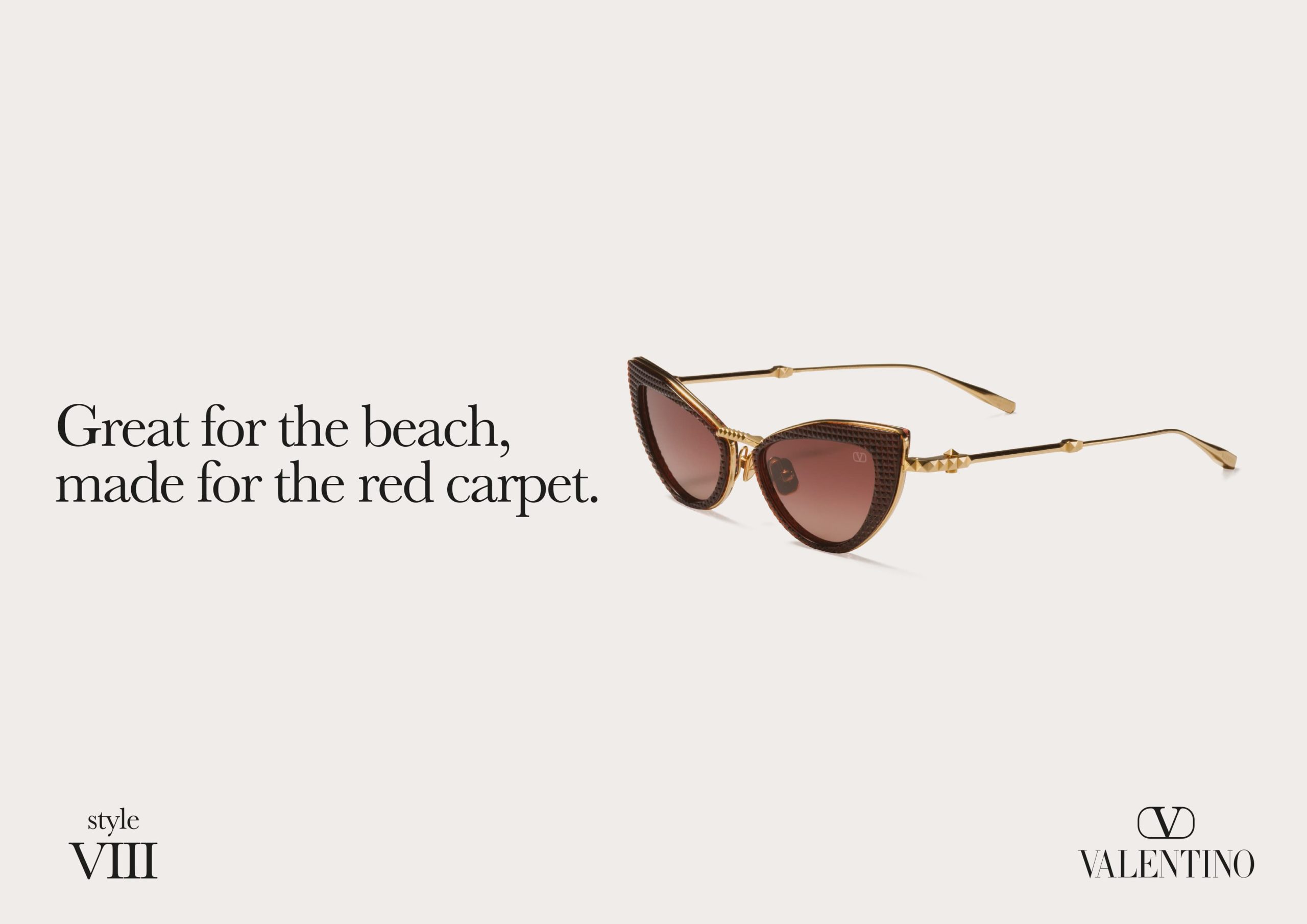 Valentino eyewear ad campaign 2022