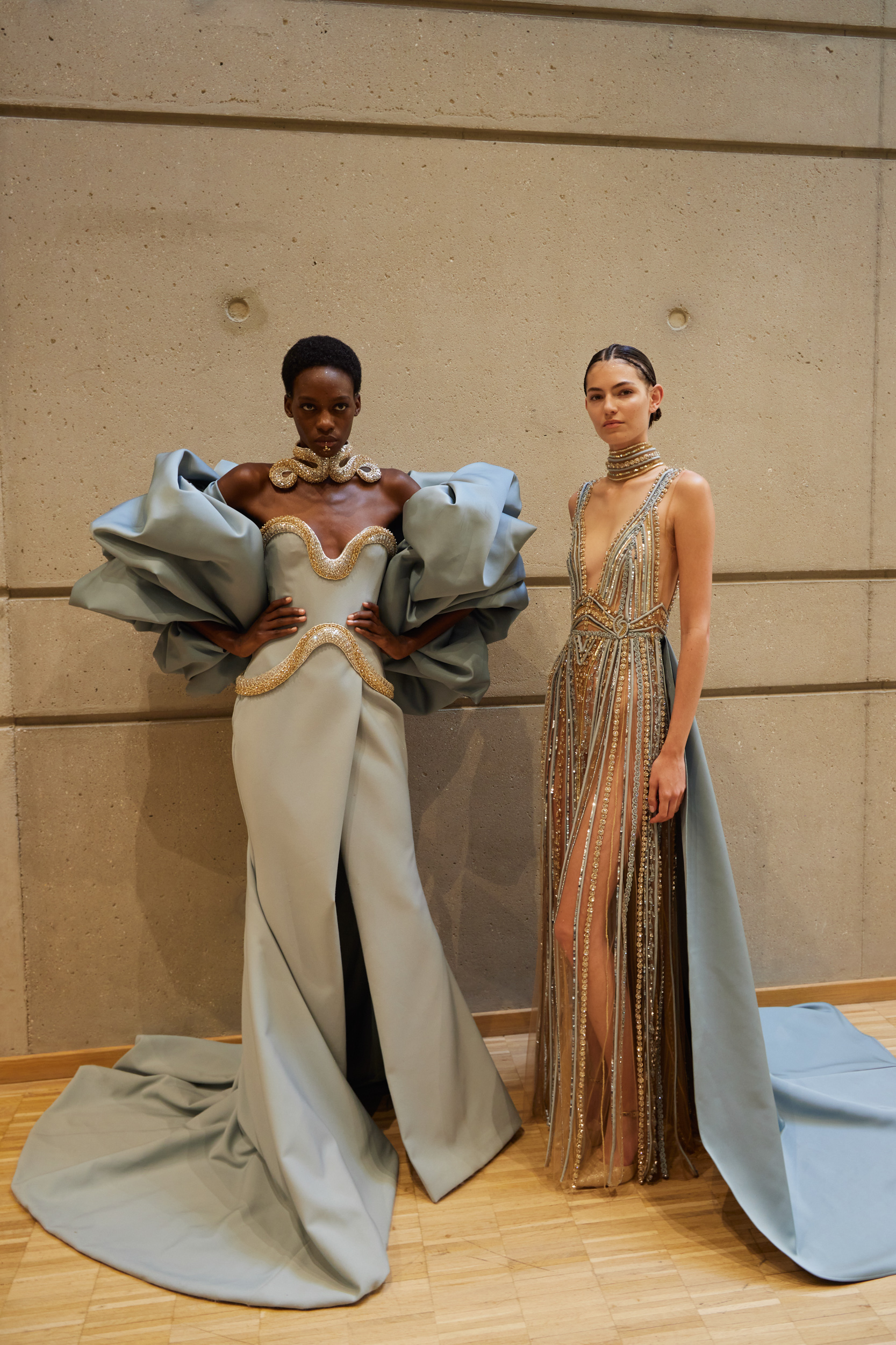 Elie Saab Fall 2022 Couture Fashion Show Backstage Fashion Show
