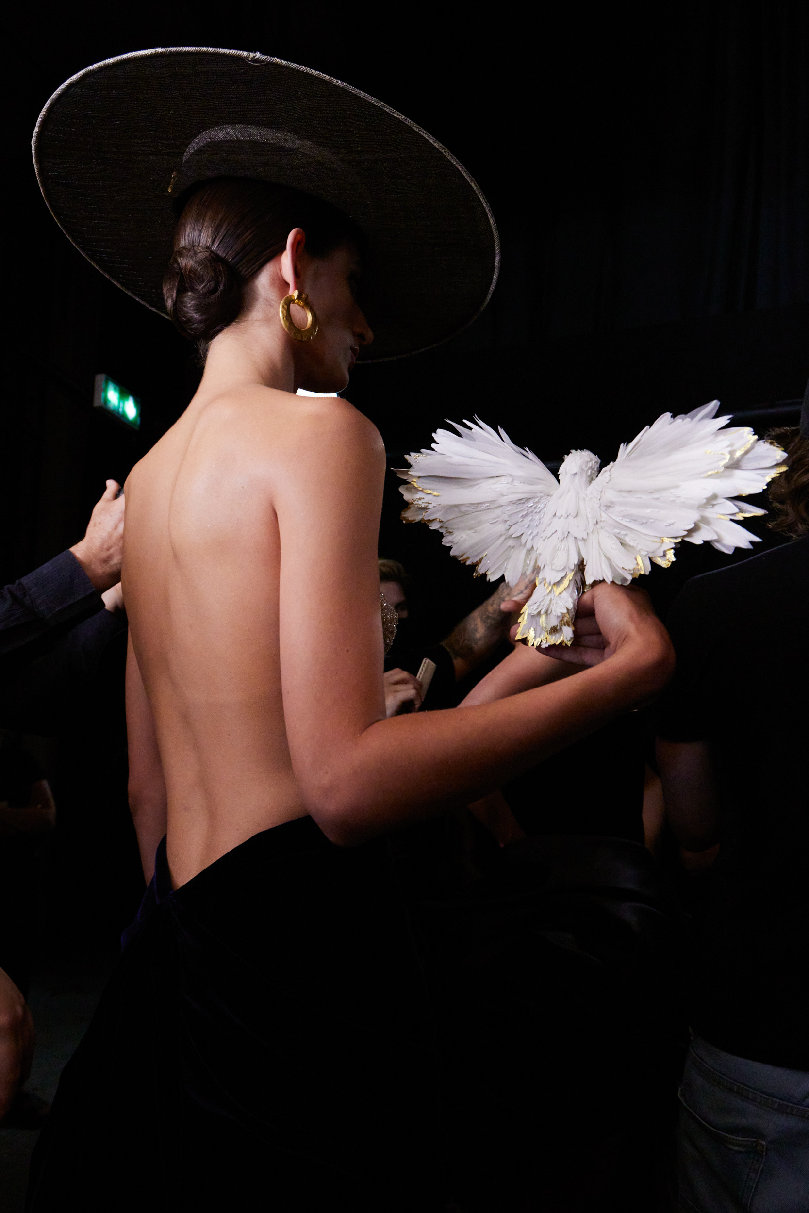 Schiaparelli Fall 2022 Couture Fashion Show Backstage Fashion Show