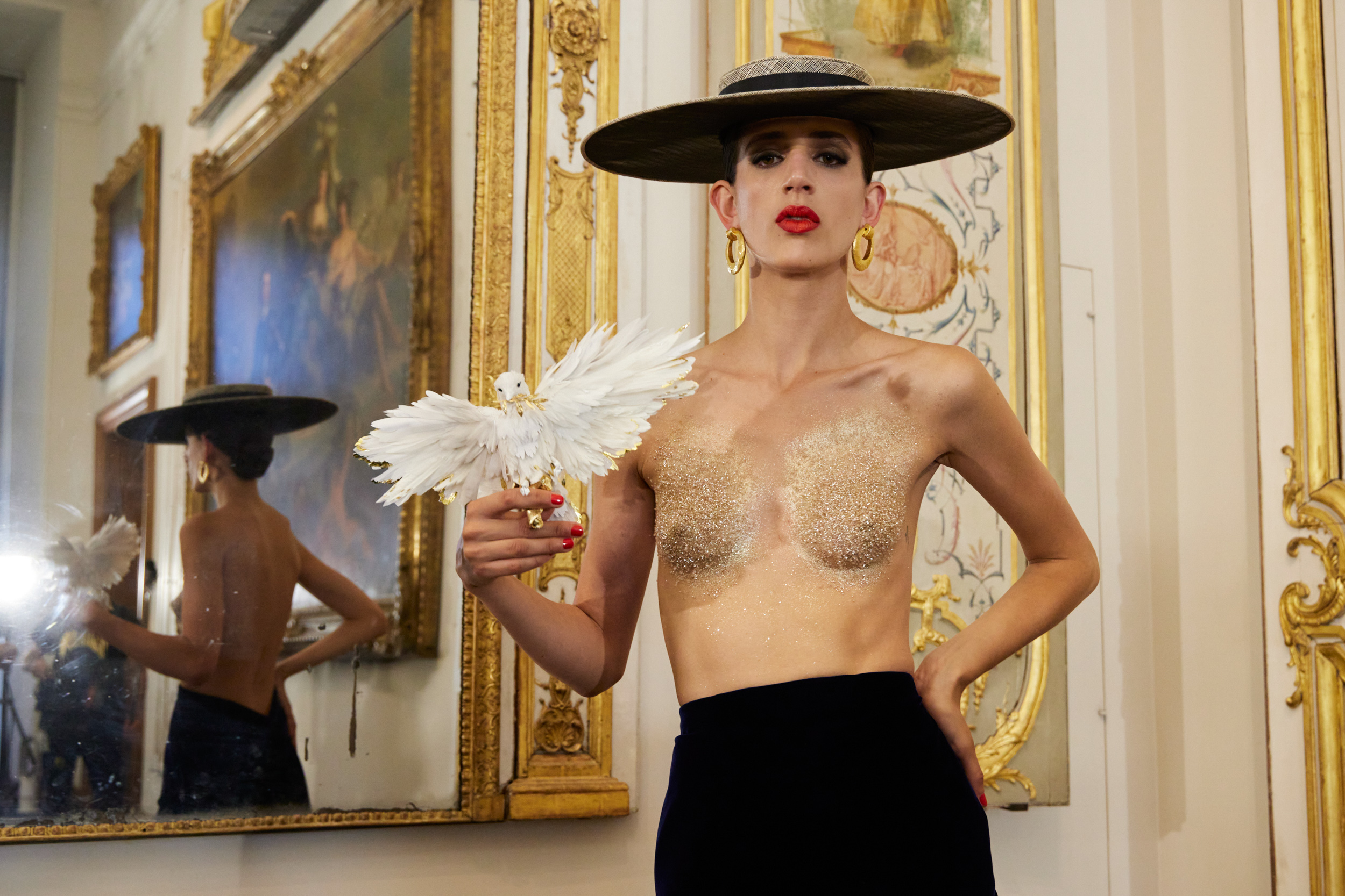 Schiaparelli Fall 2022 Couture Fashion Show Backstage Fashion Show