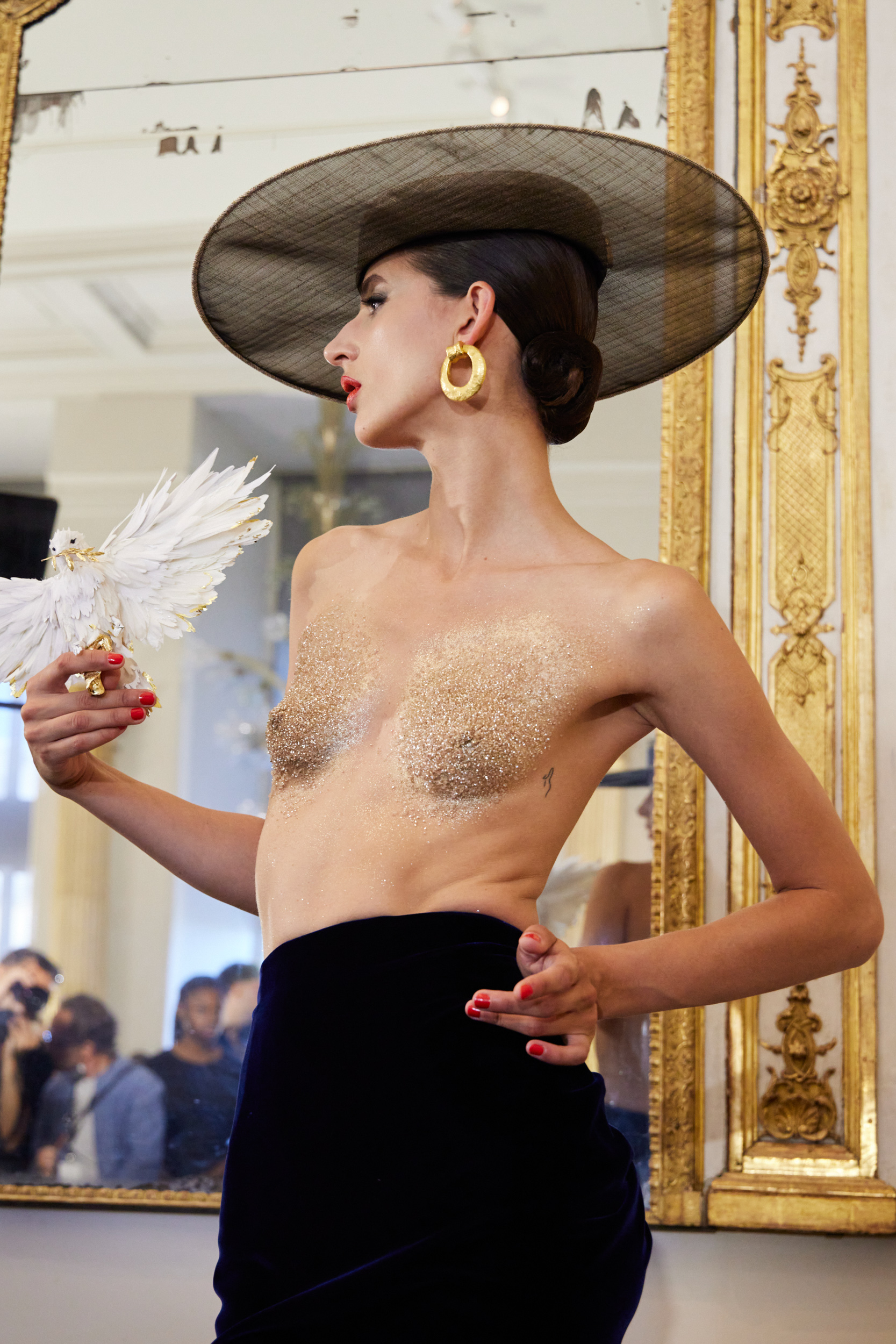 Schiaparelli Fall 2022 Couture Fashion Show Backstage Fashion Show