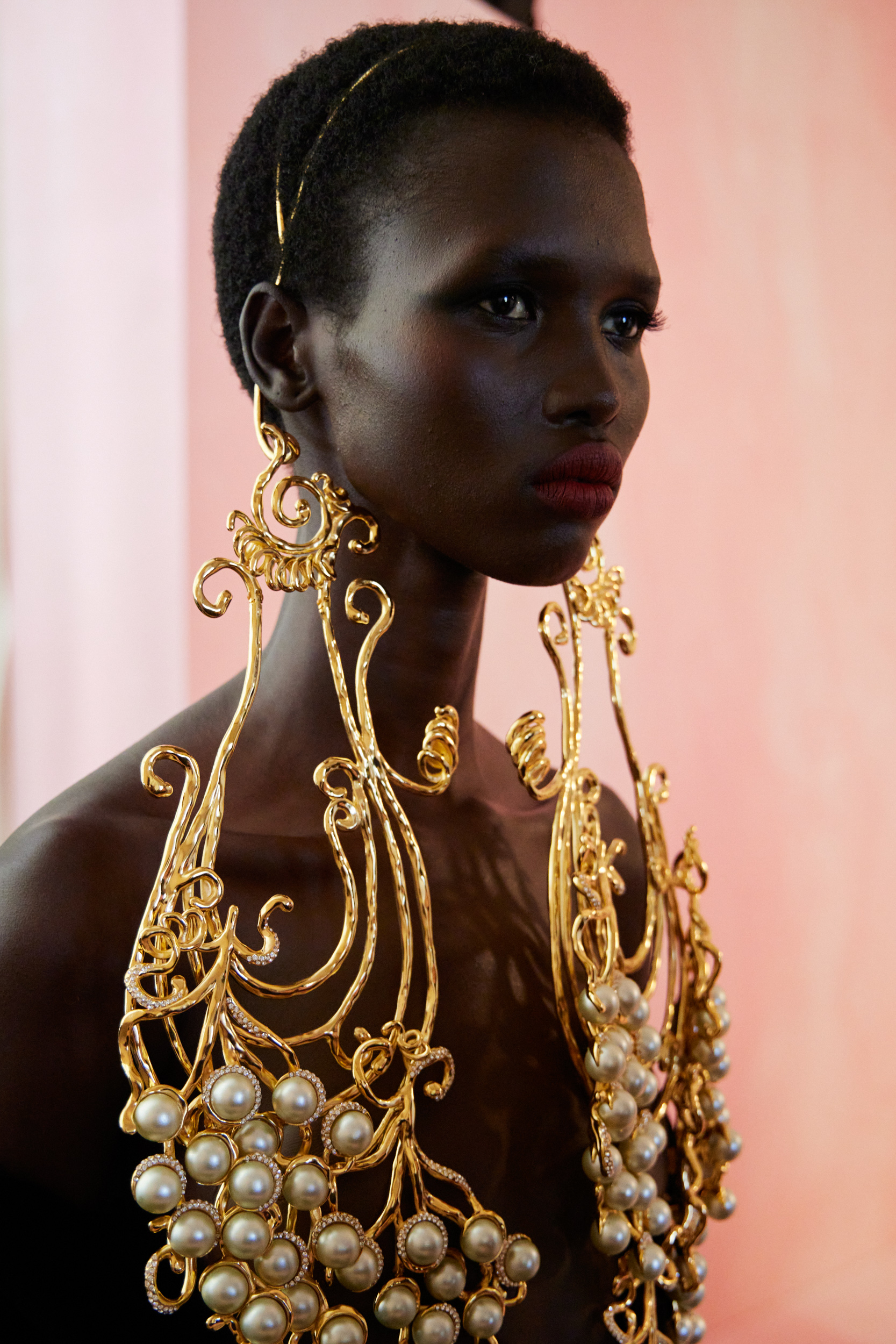 Schiaparelli Fall 2022 Couture Fashion Show Backstage Fashion Show