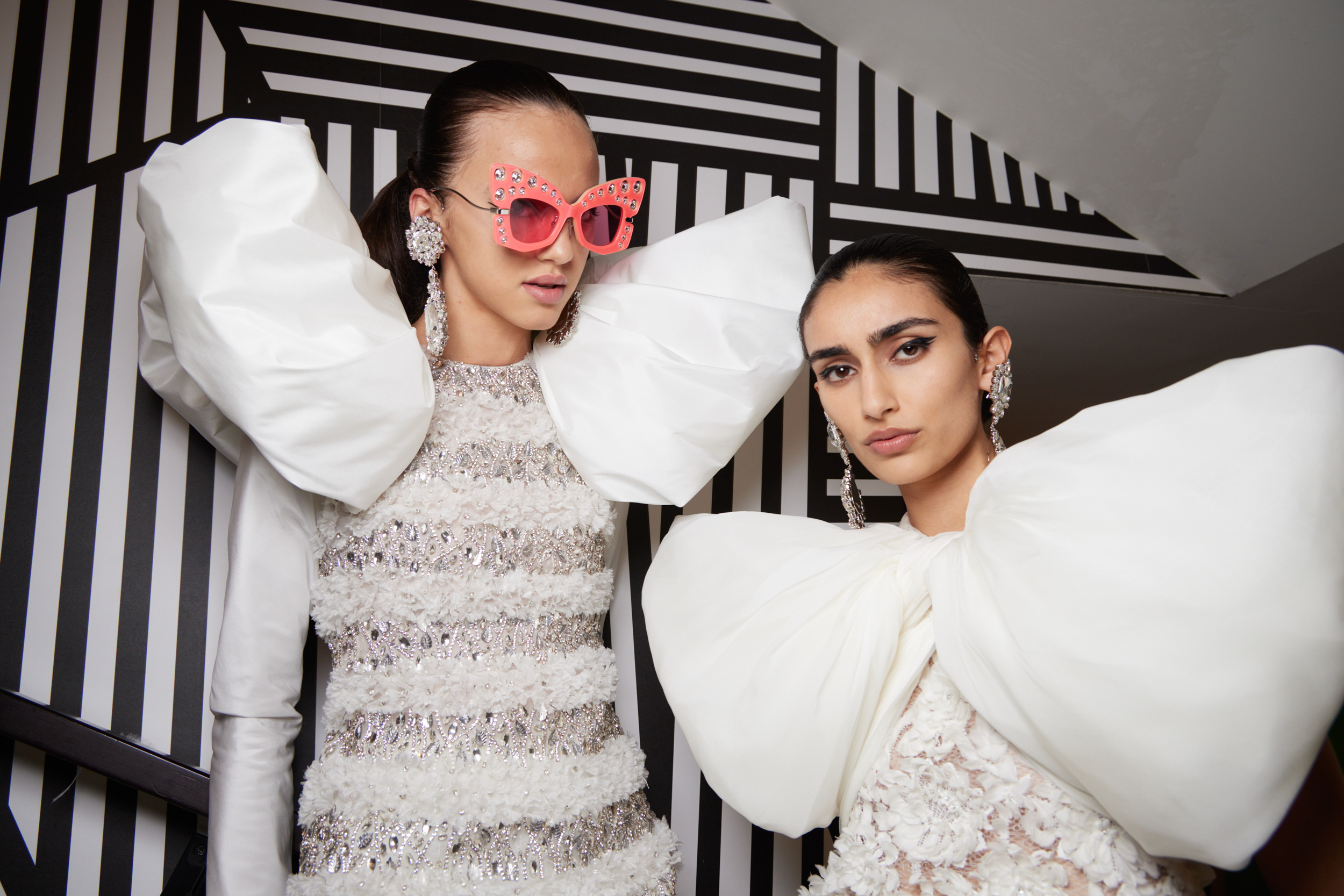 Giambattista Valli Fall 2022 Couture Fashion Show Backstage Fashion Show