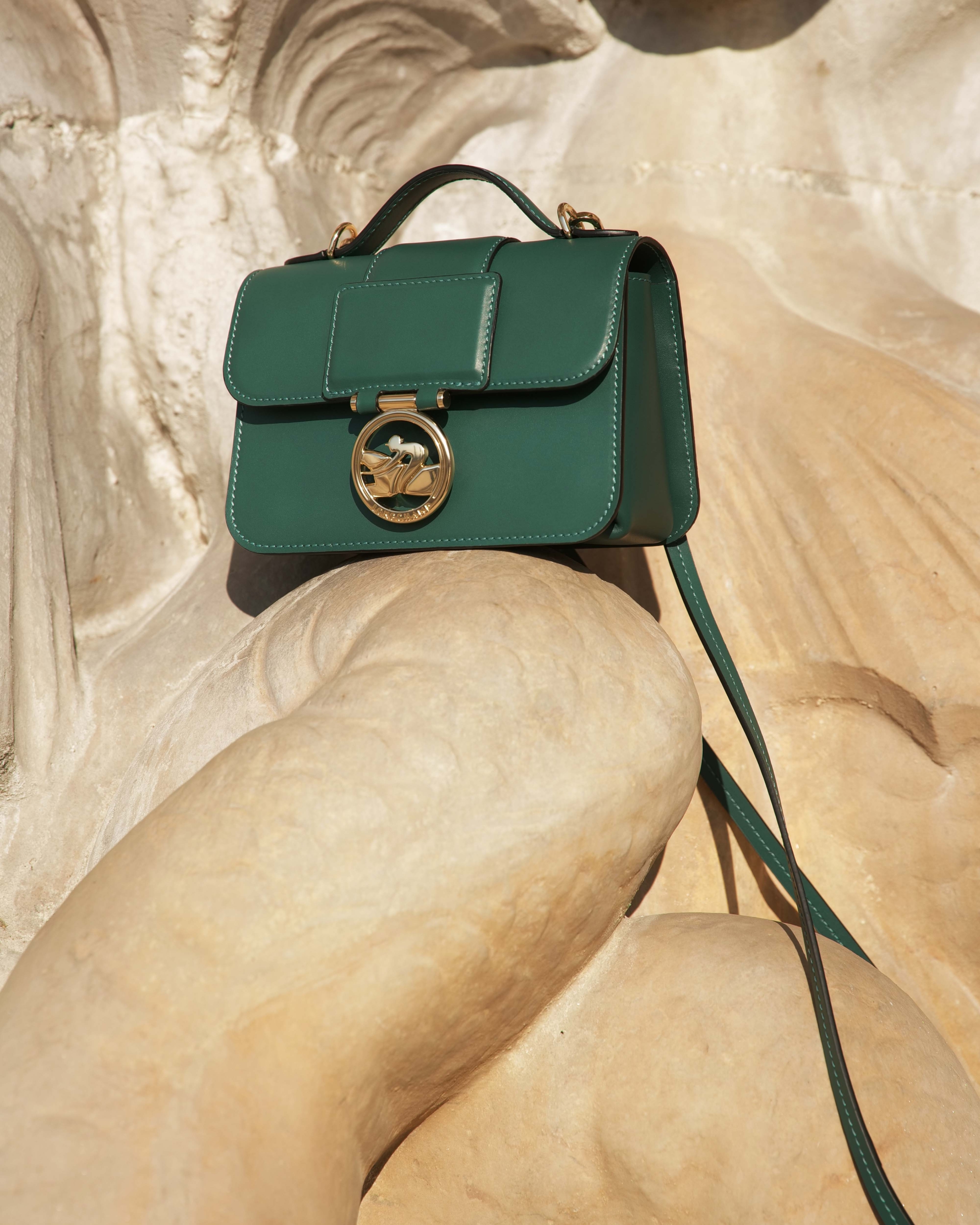 obsessed with this #minibag #longchamplepliagegreen #fashion