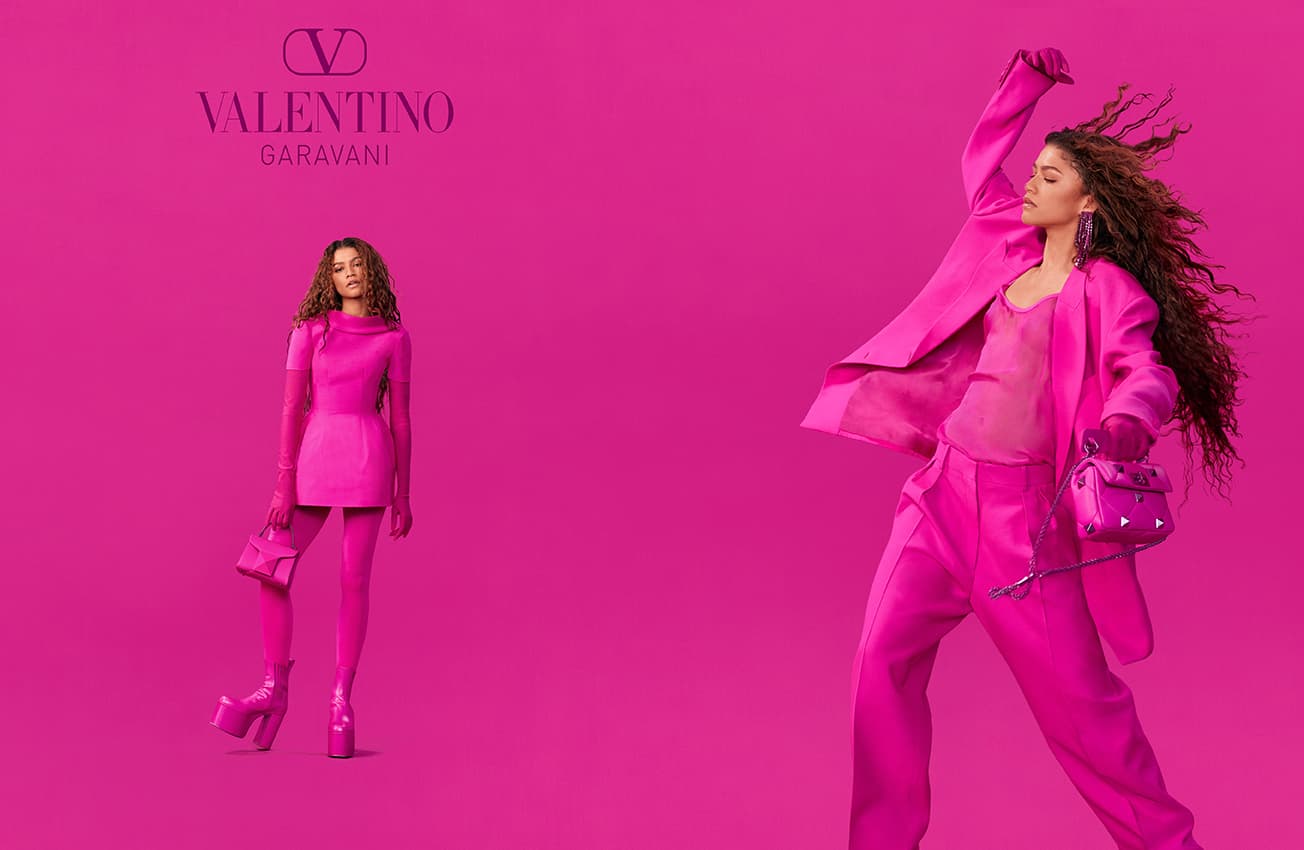Valentino PP Pink Fall 2022 Ad Campaign
