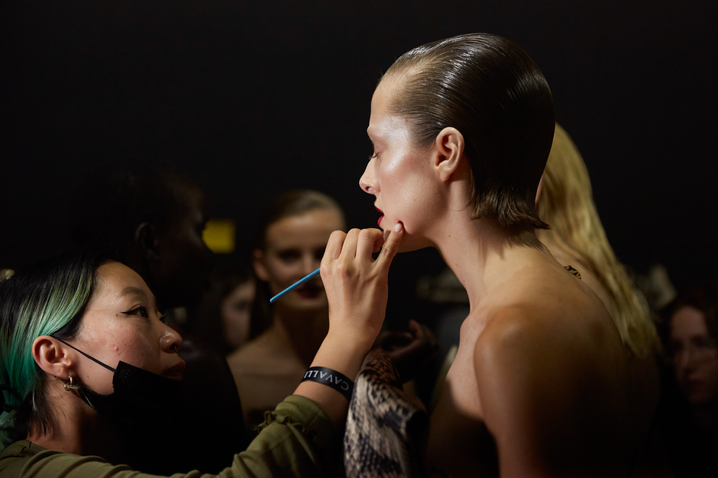 Roberto Cavalli  Spring 2023 Fashion Show Backstage