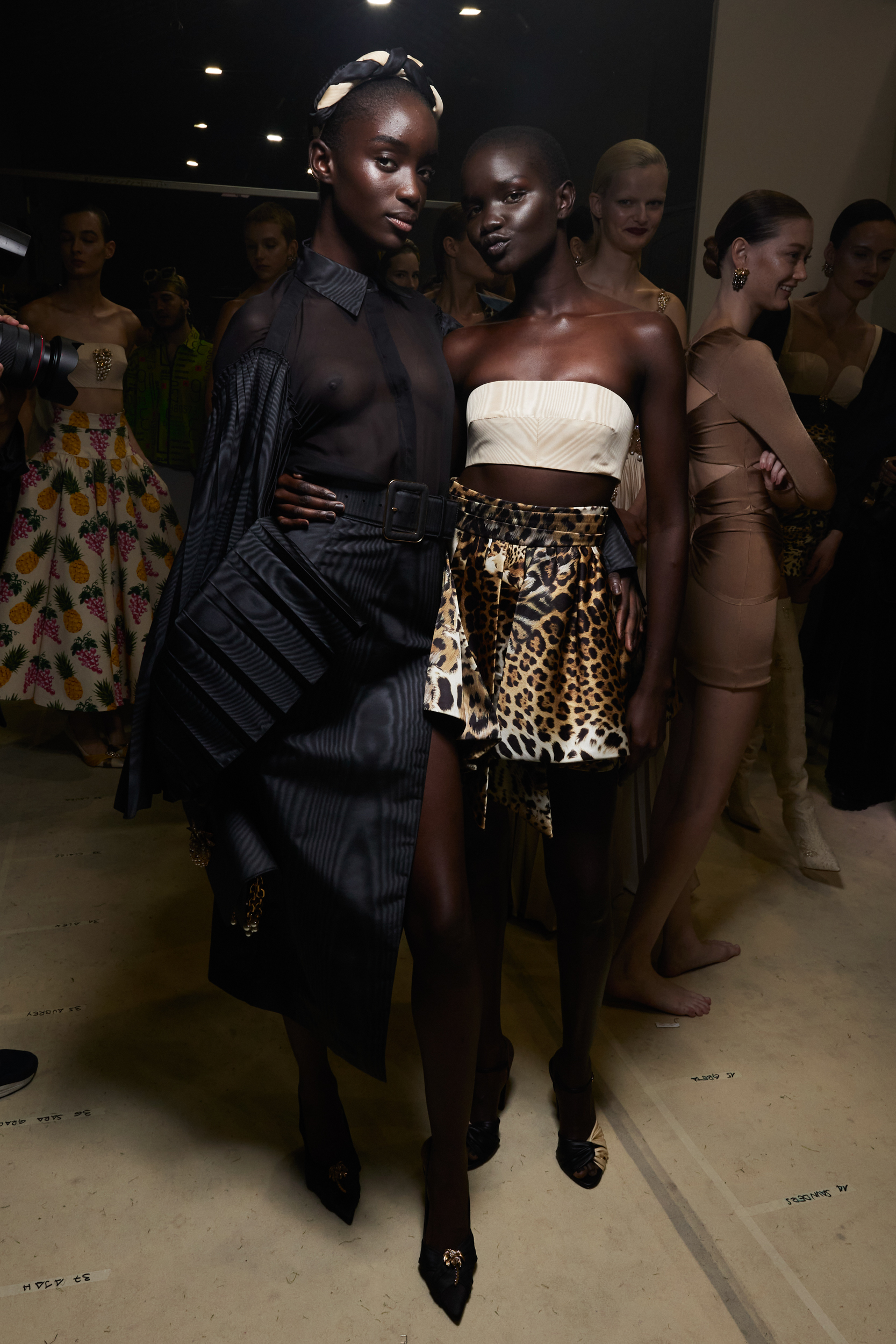 Roberto Cavalli  Spring 2023 Fashion Show Backstage