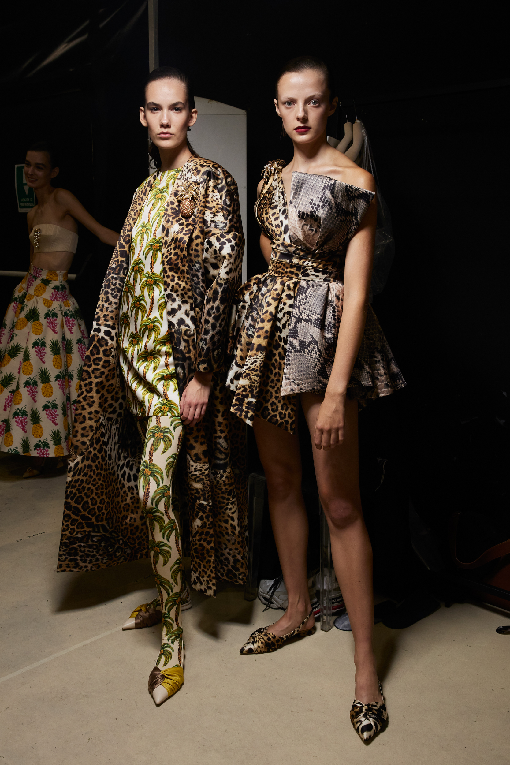 Roberto Cavalli  Spring 2023 Fashion Show Backstage