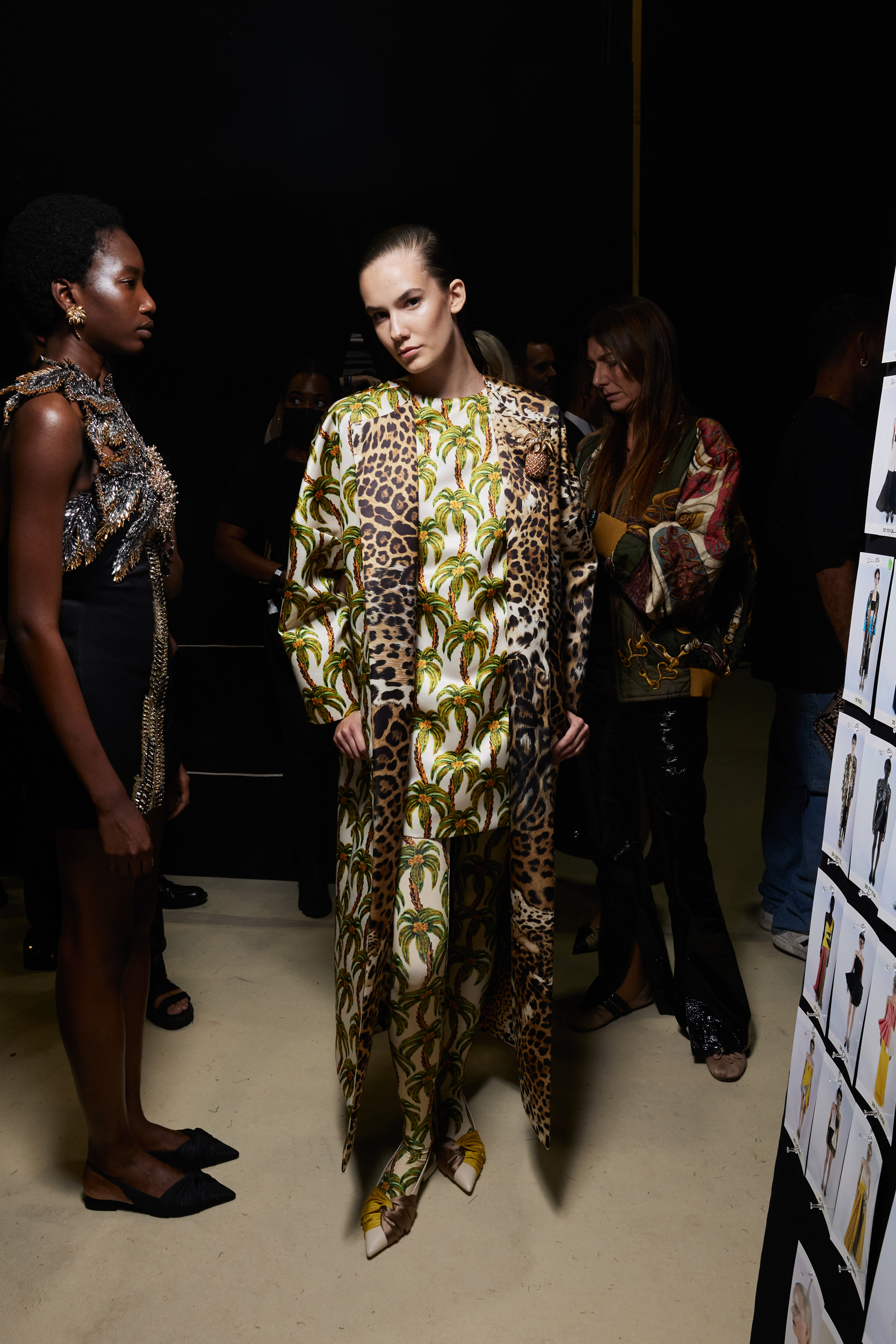 Roberto Cavalli  Spring 2023 Fashion Show Backstage