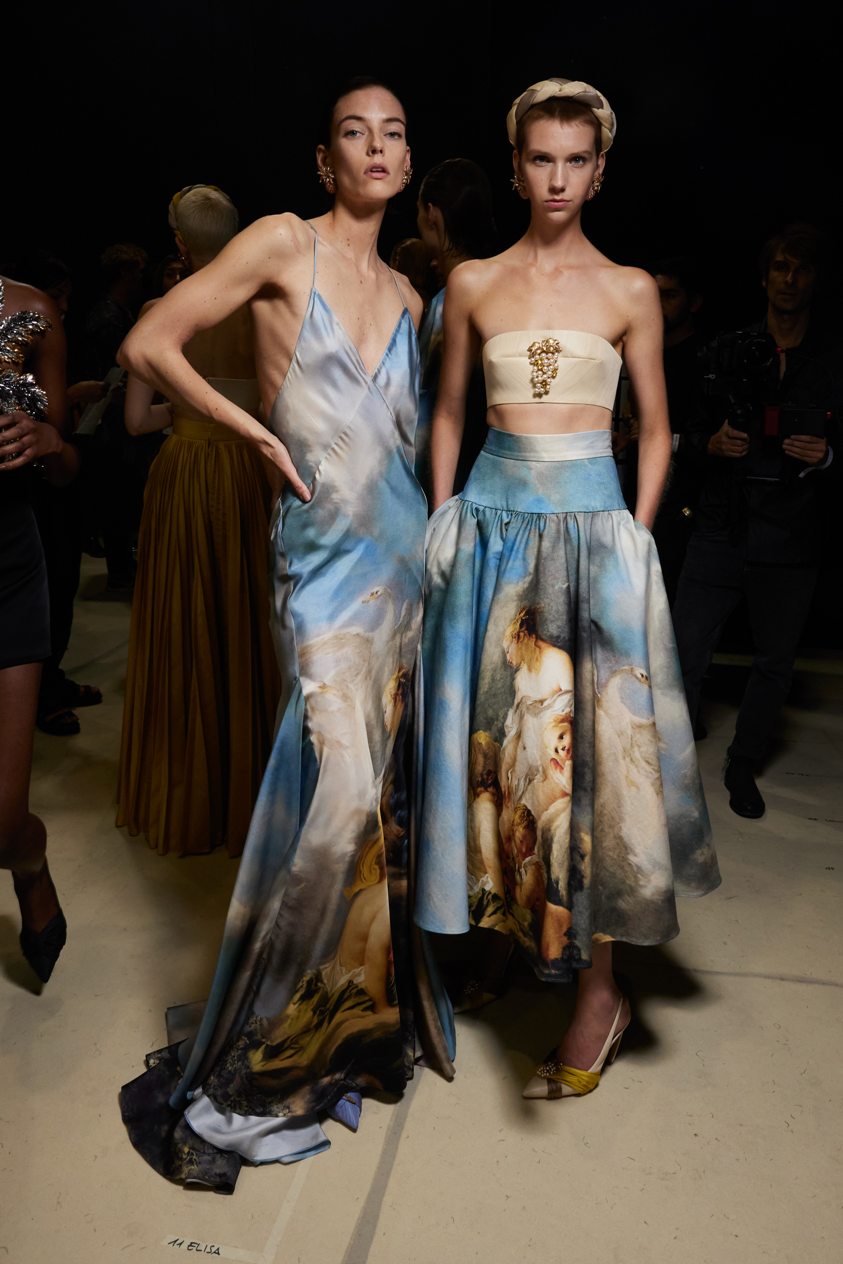 Roberto Cavalli  Spring 2023 Fashion Show Backstage