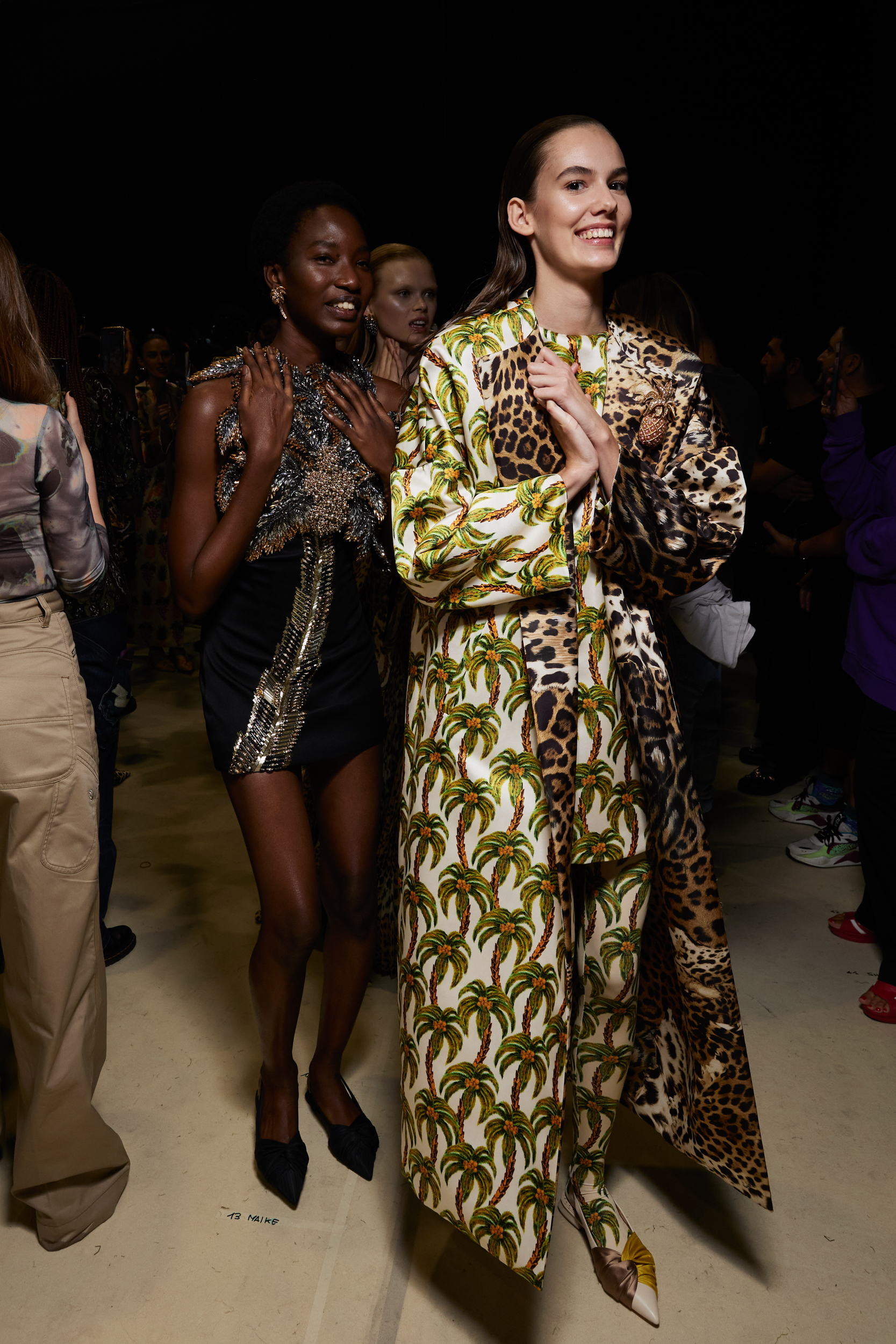 Roberto Cavalli  Spring 2023 Fashion Show Backstage