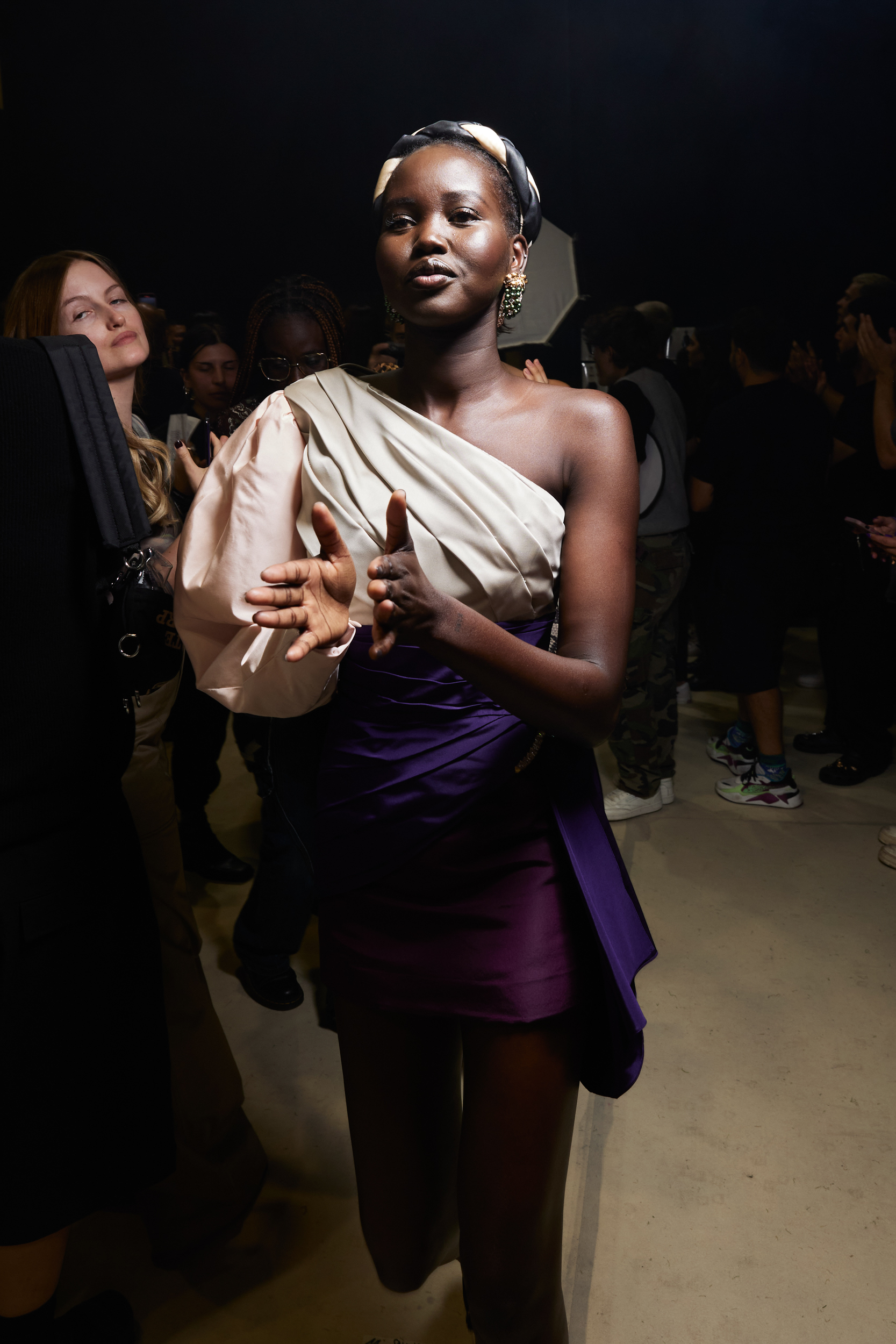 Roberto Cavalli  Spring 2023 Fashion Show Backstage