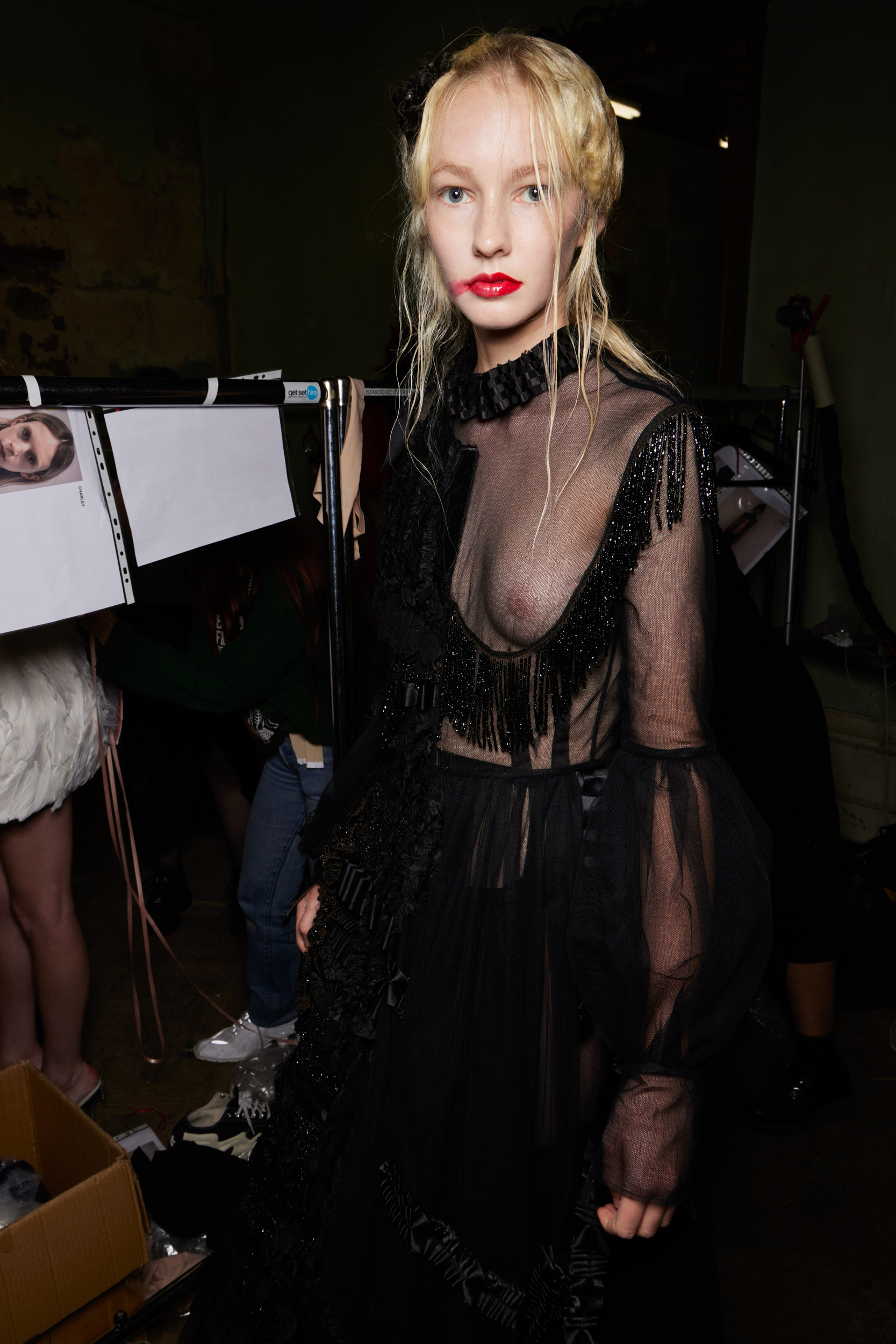 Dilara Findikoglu  Spring 2023 Fashion Show Backstage