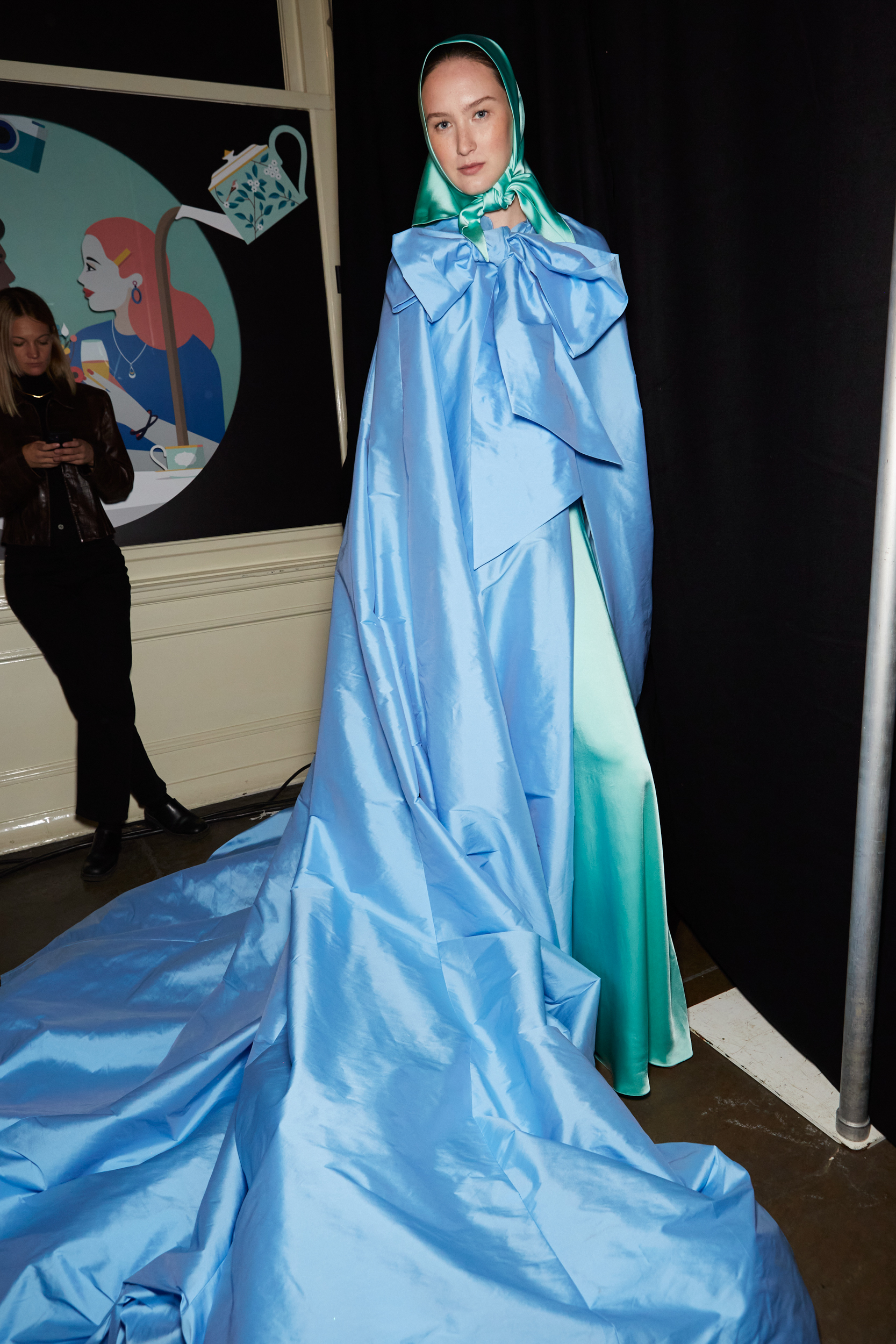 Halpern  Spring 2023 Fashion Show Backstage