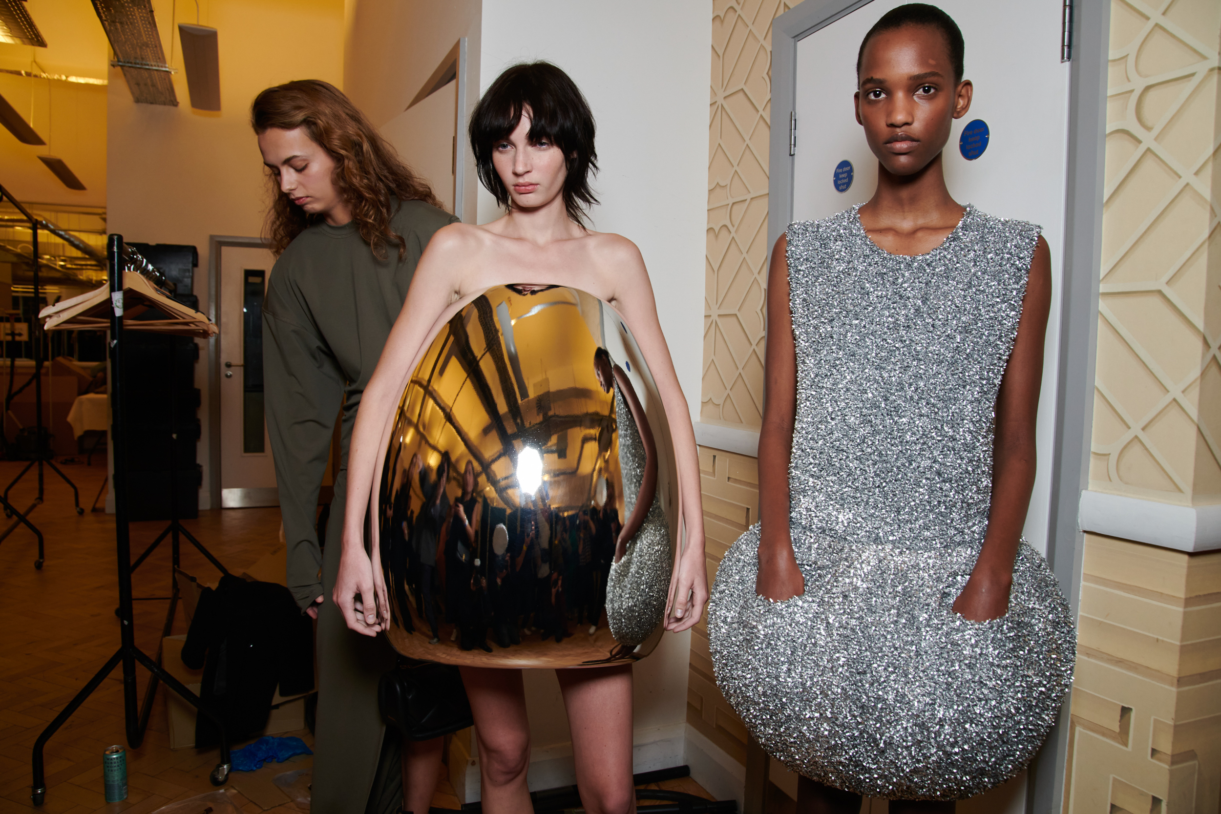 Jw Anderson  Spring 2023 Fashion Show Backstage