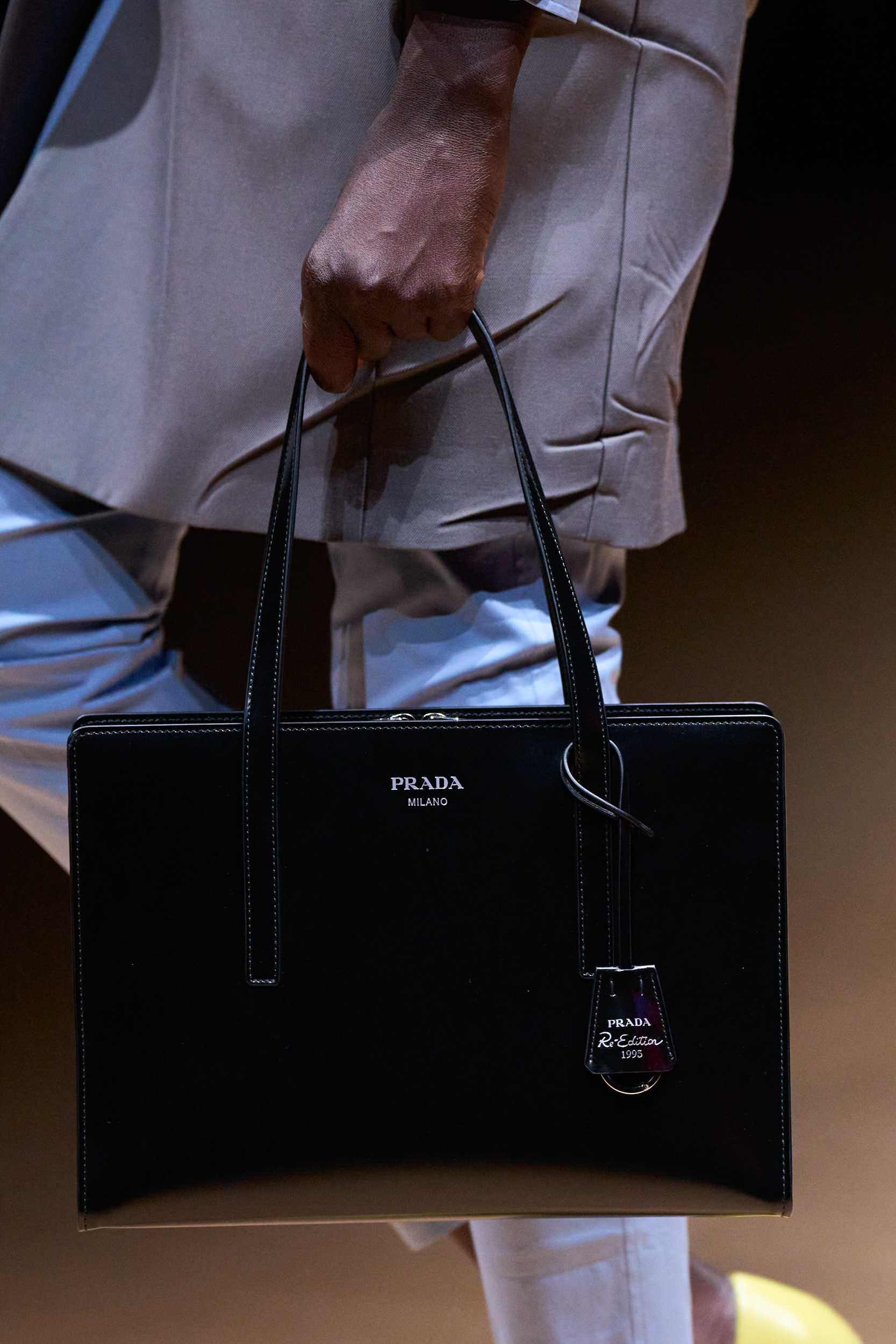 Prada Bags: The Unexpected Star of Men's Fashion Week AW23 - GUAP