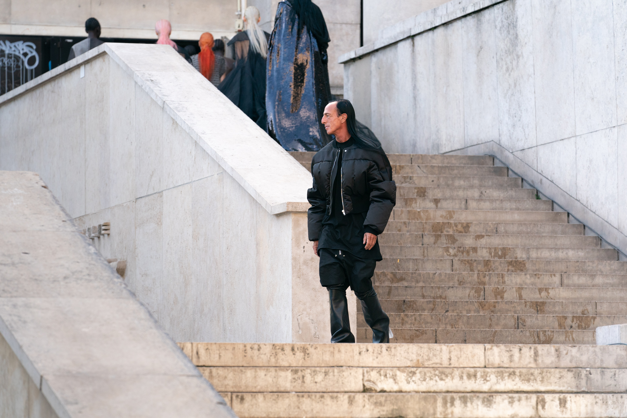 Rick Owens Spring 2023 Fashion Show Atmosphere