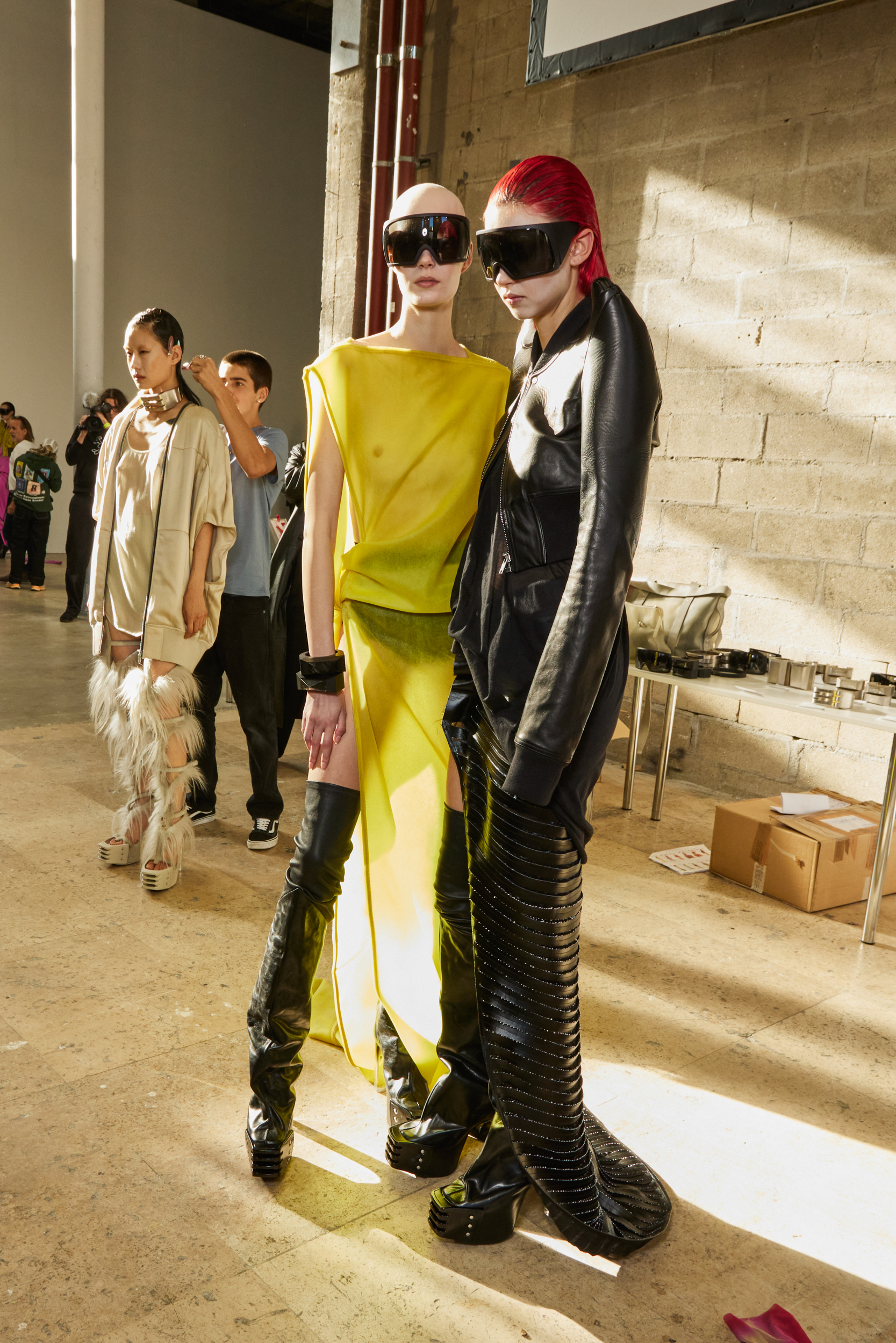 Rick Owens Spring 2023 Fashion Show Backstage