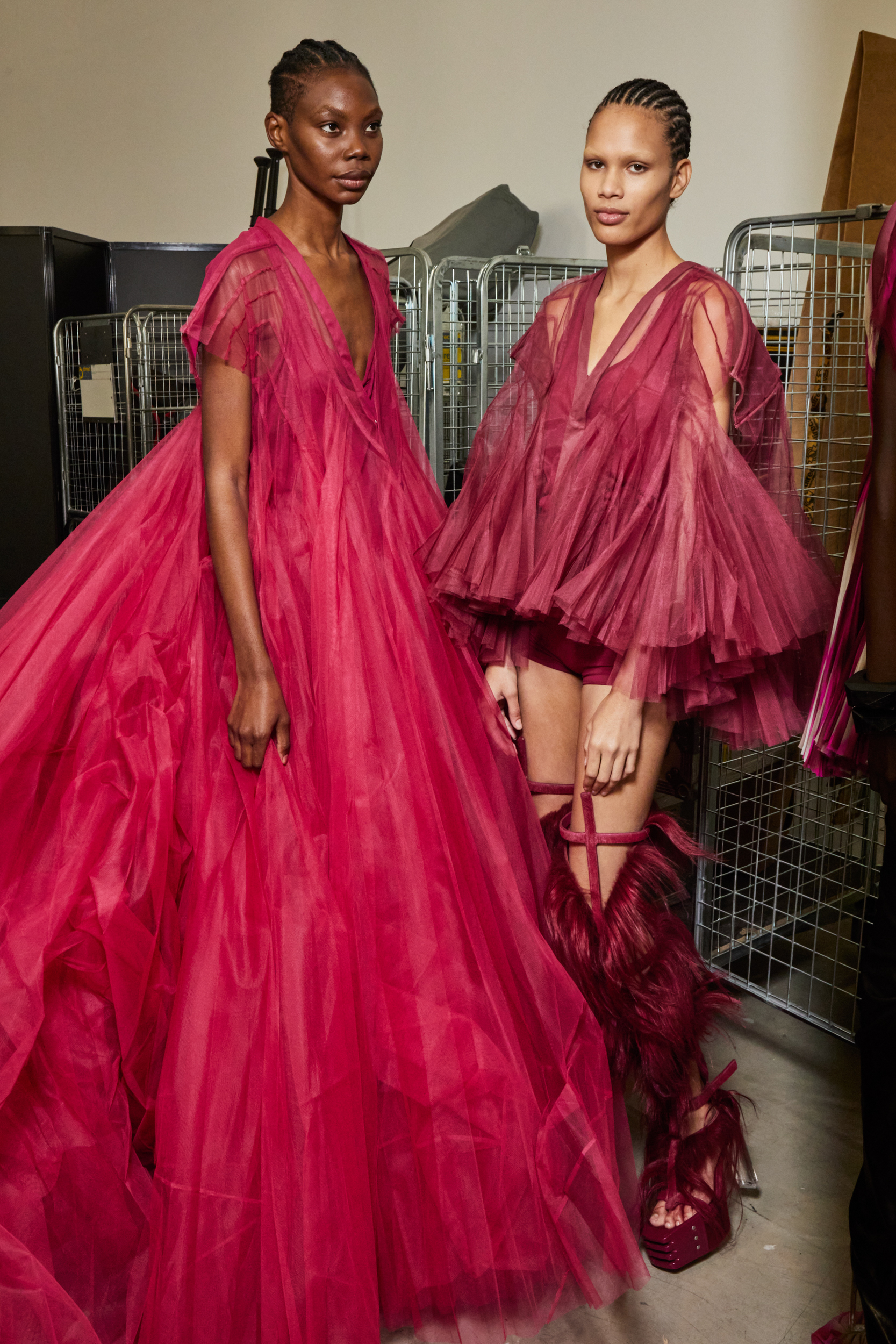 Rick Owens Spring 2023 Fashion Show Backstage