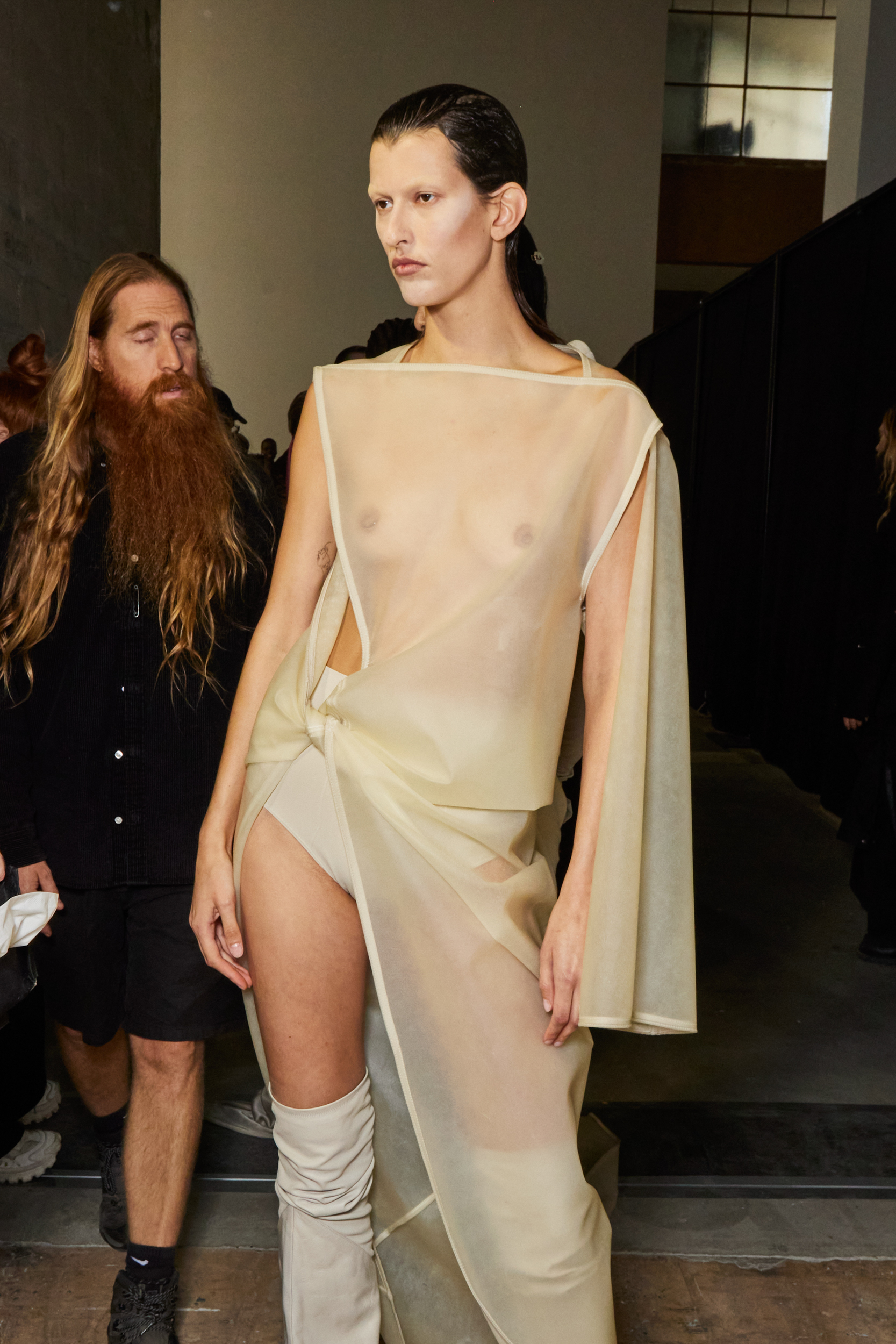 Rick Owens Spring 2023 Fashion Show Backstage