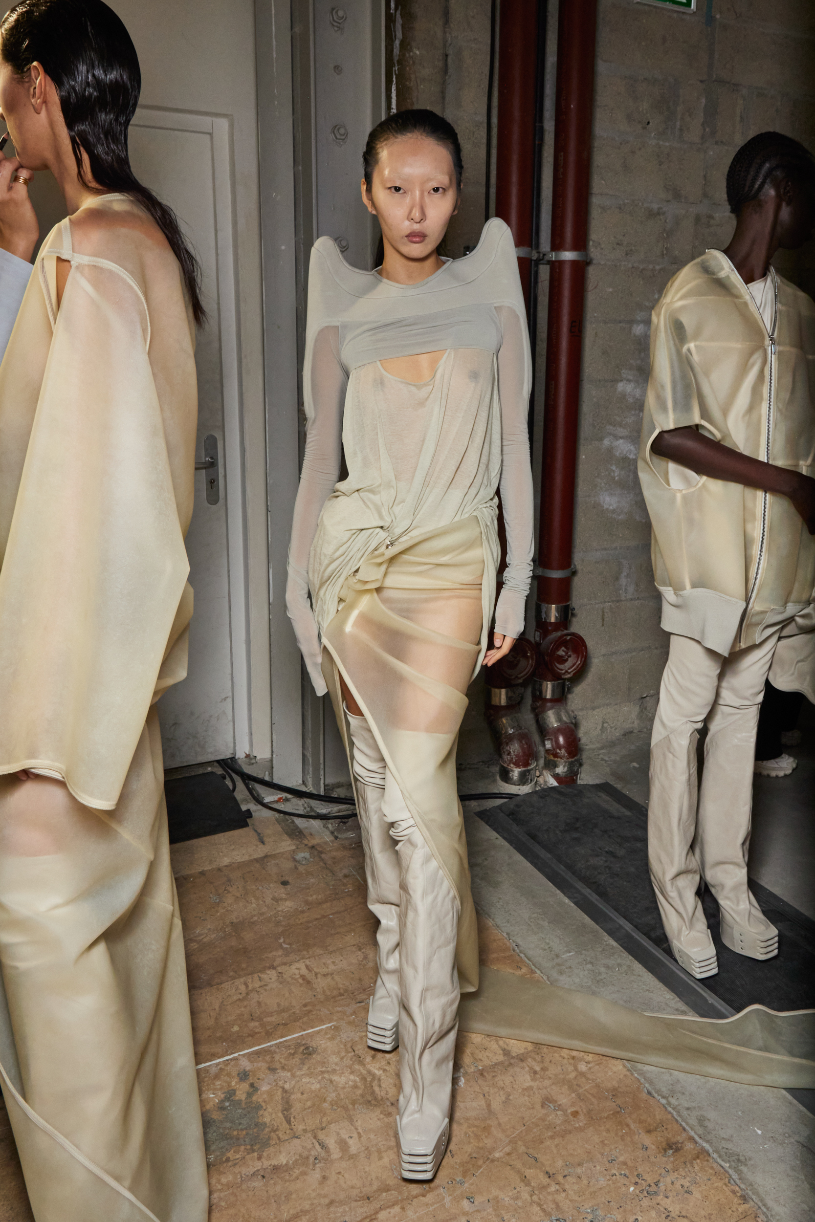 Rick Owens Spring 2023 Fashion Show Backstage