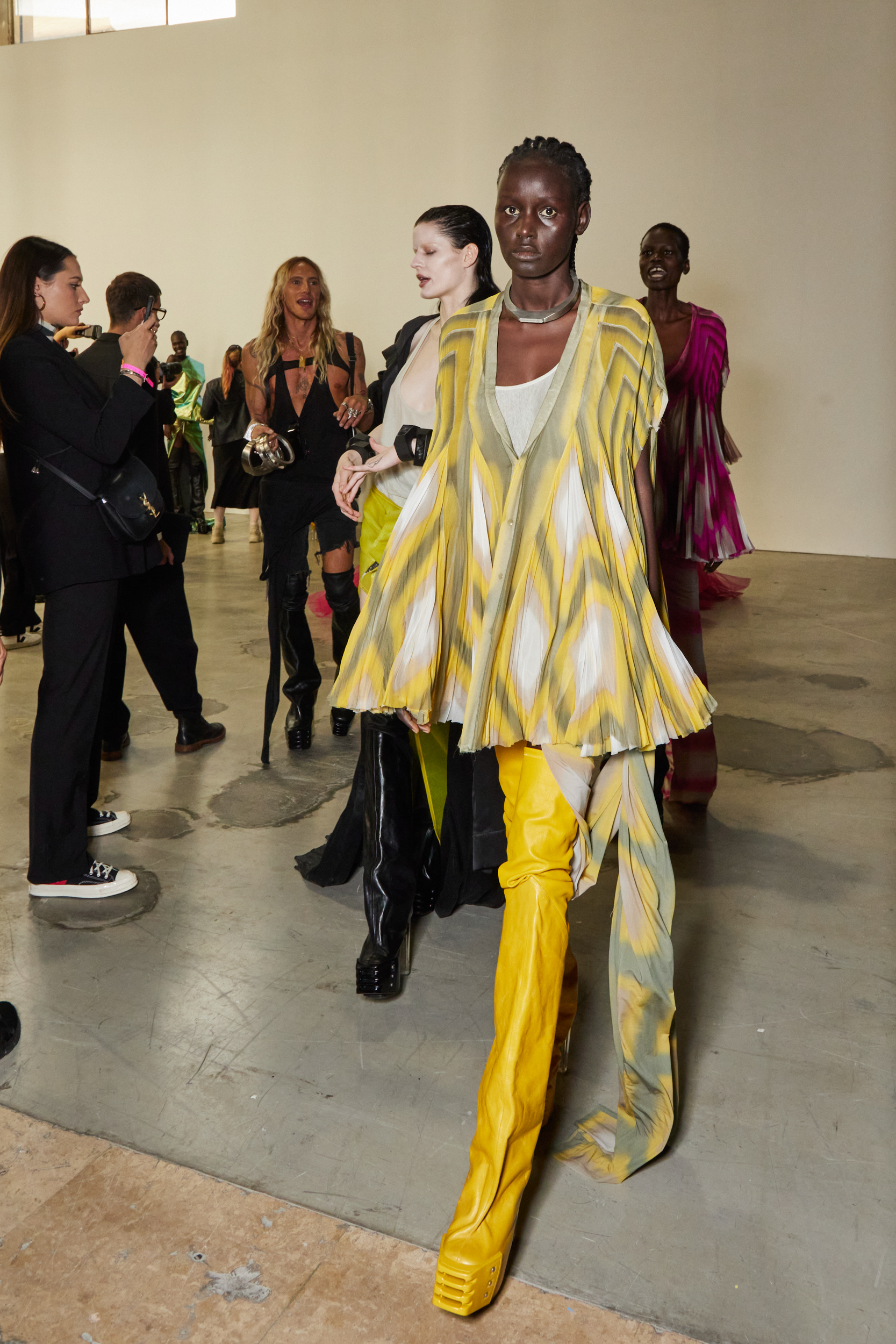 Rick Owens Spring 2023 Fashion Show Backstage