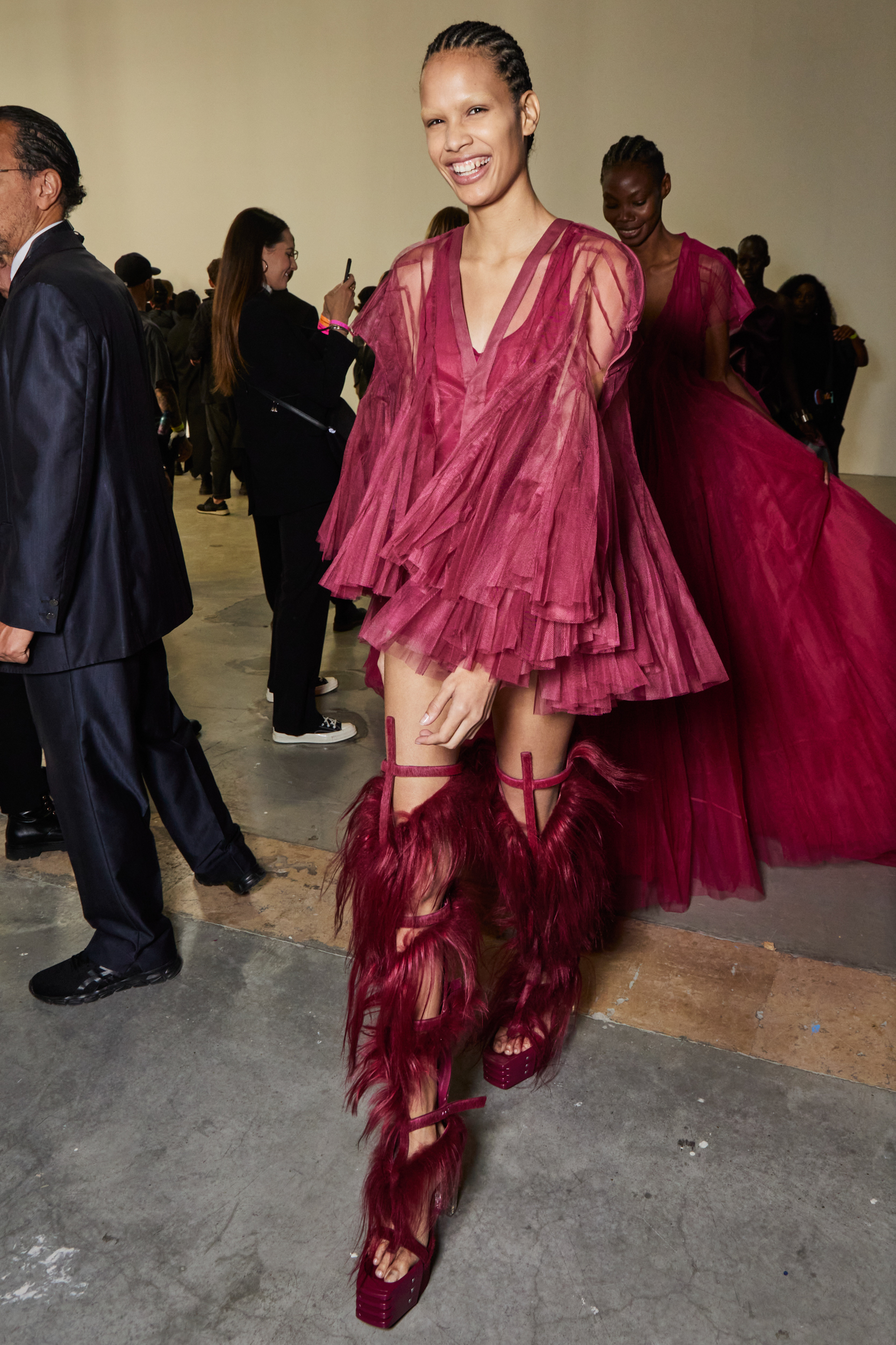 Rick Owens Spring 2023 Fashion Show Backstage