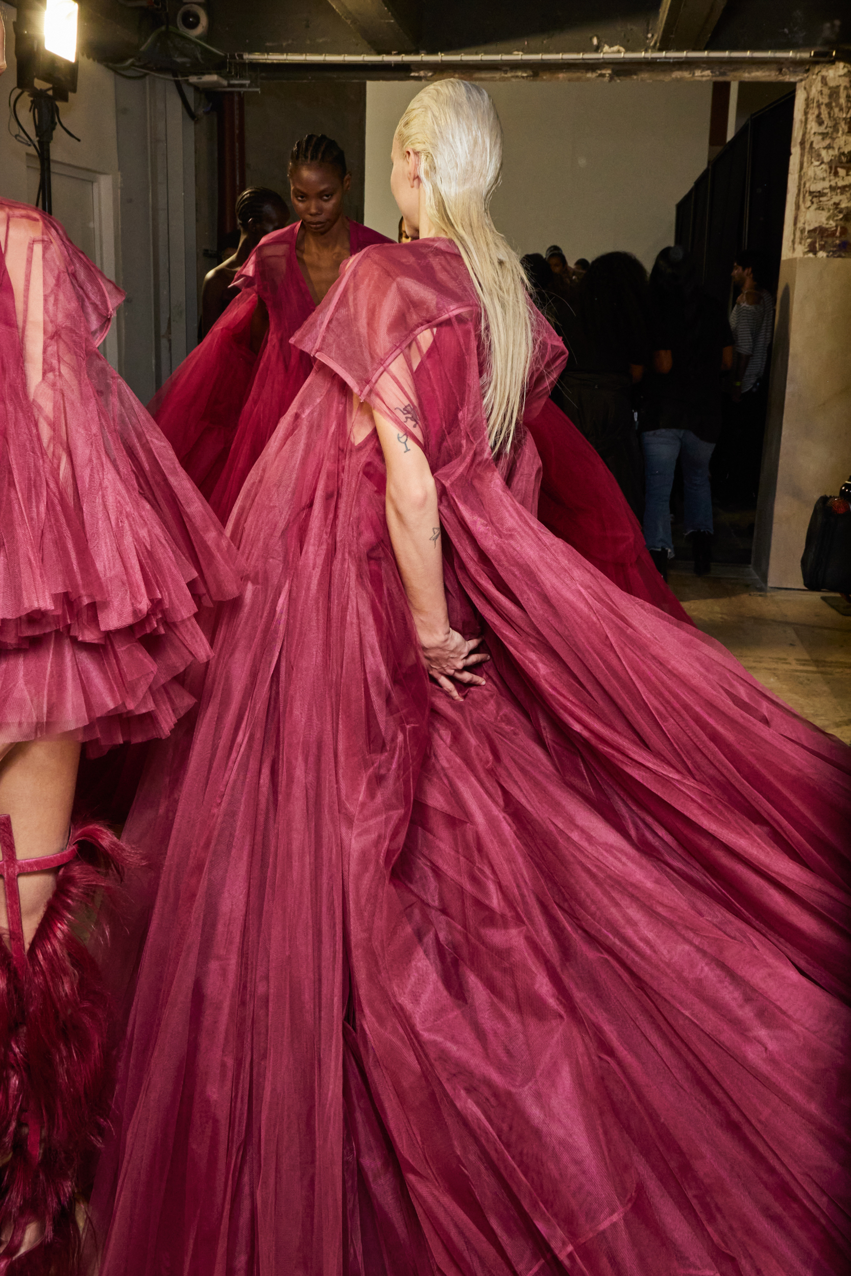 Rick Owens Spring 2023 Fashion Show Backstage