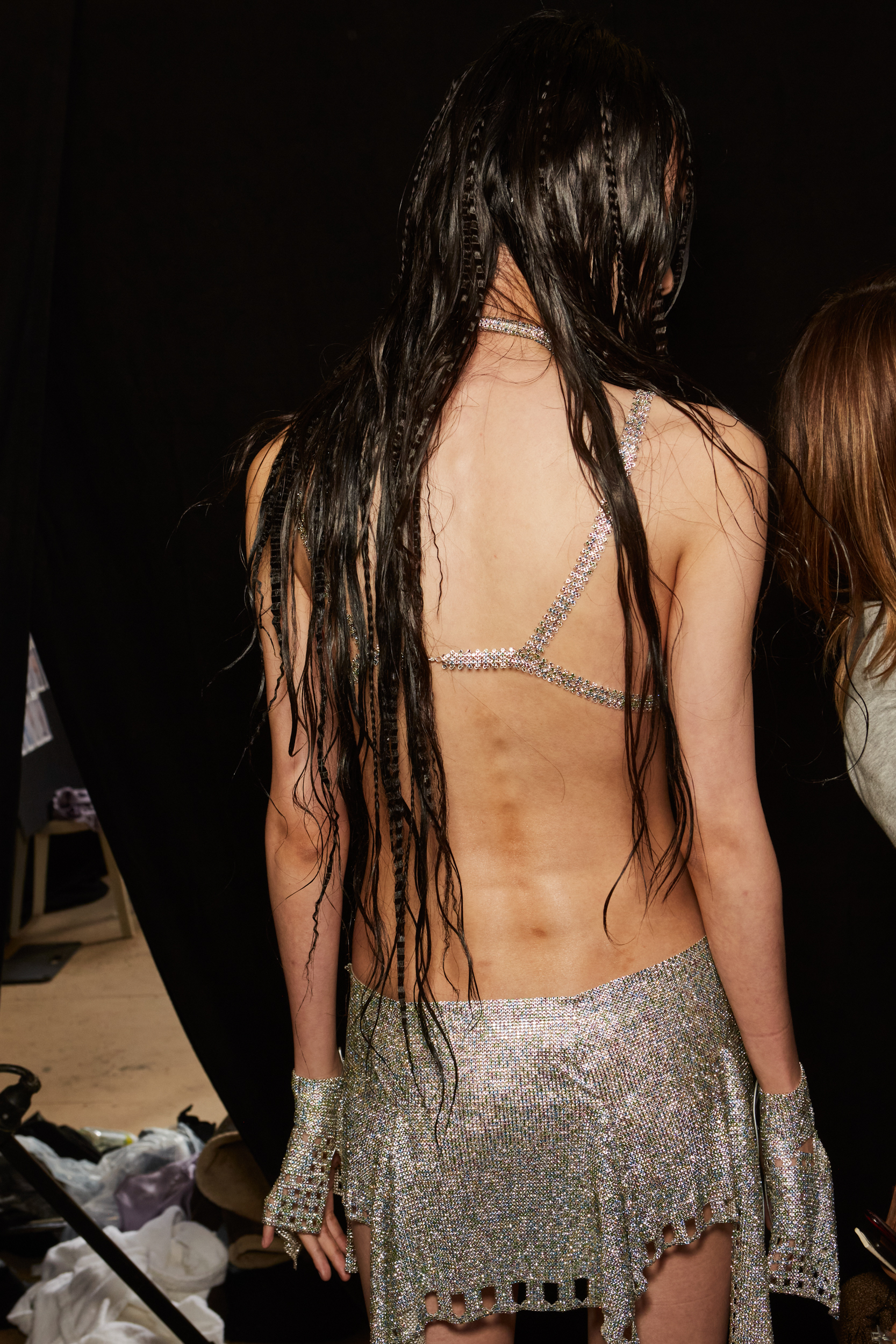 Ludovic De Saint Sernin Spring 2023 Fashion Show Backstage