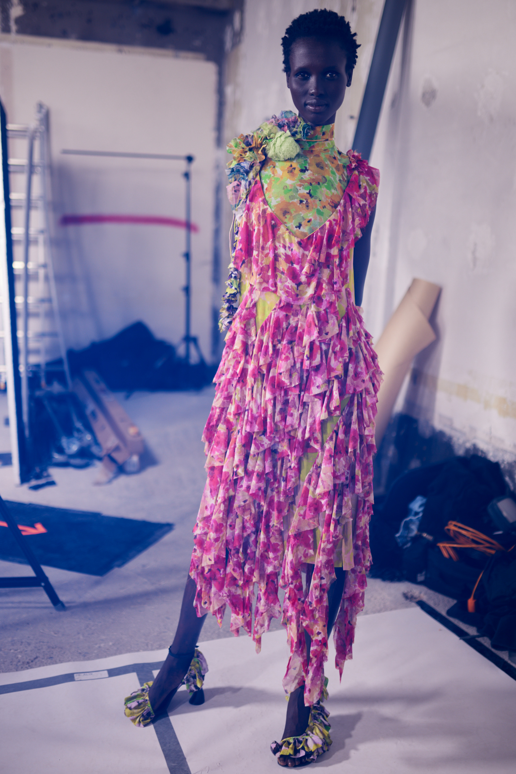 Dries Van Noten Spring 2023 Fashion Show Backstage