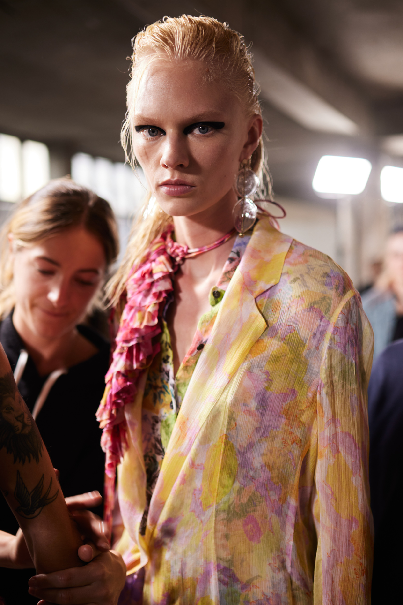 Dries Van Noten Spring 2023 Fashion Show Backstage