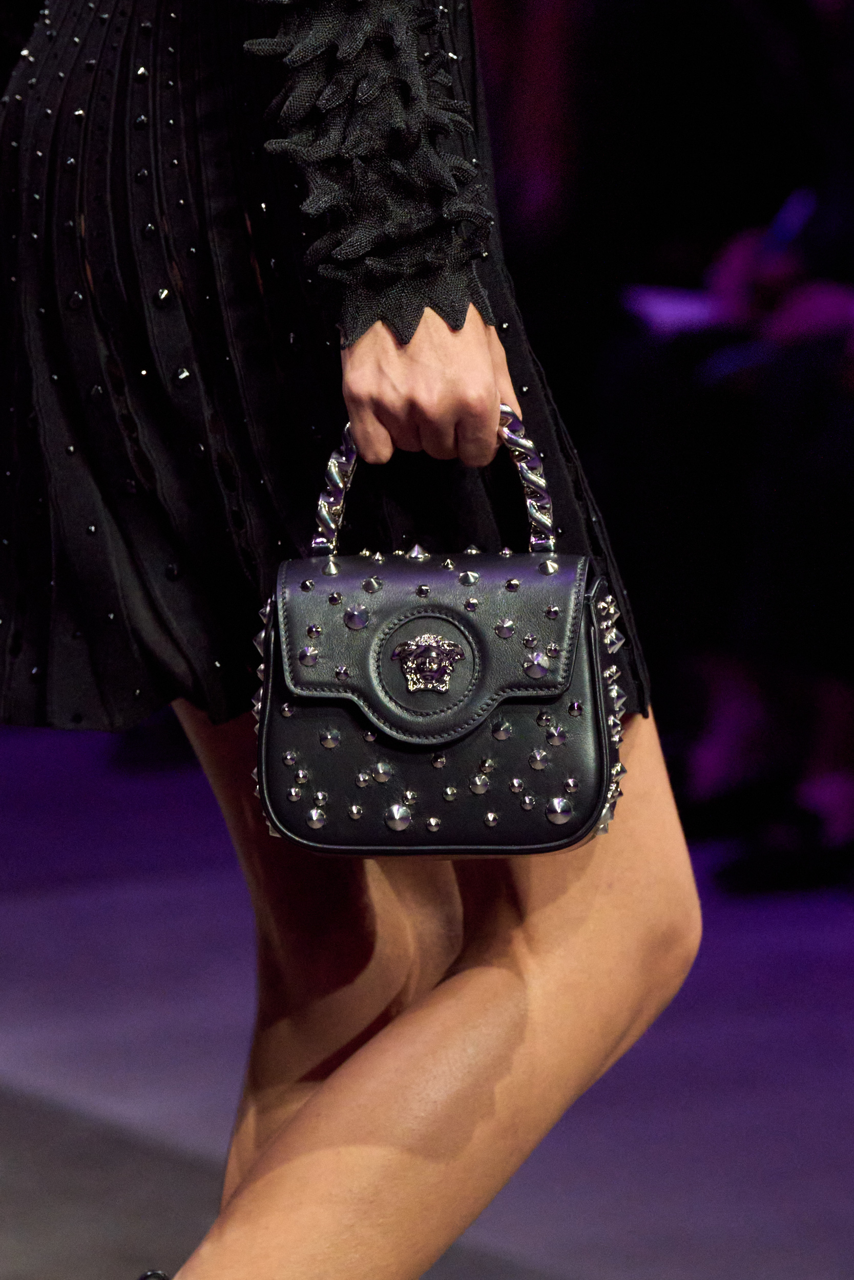 Limited Edition Versace Leather Handbag Luxury – Shine Seasons