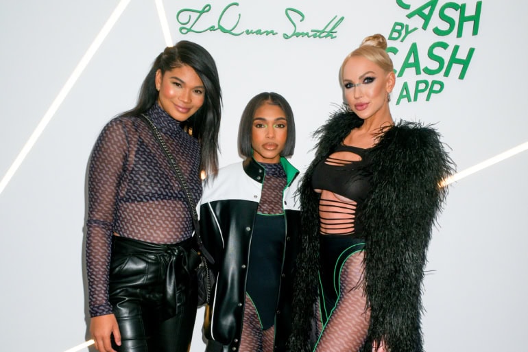 LaQuan Smith & Cash App Celebrate Launch of New Collaboration with Lori Harvey, Christine Quinn and Leyna Bloom