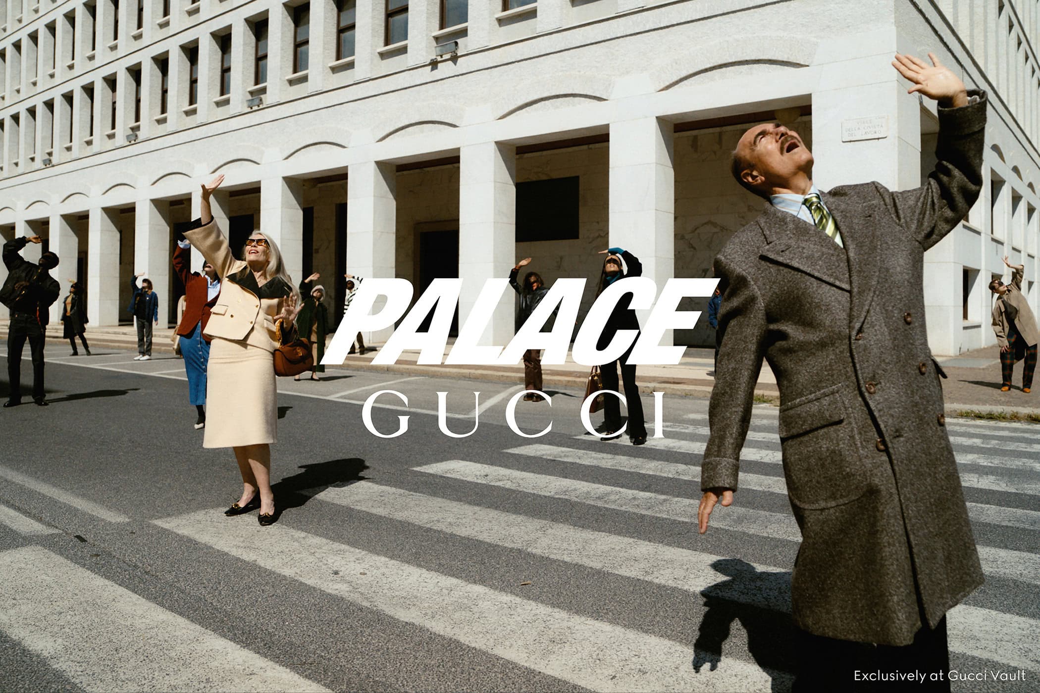 Shooting for GUCCI x PALACE (POV) 