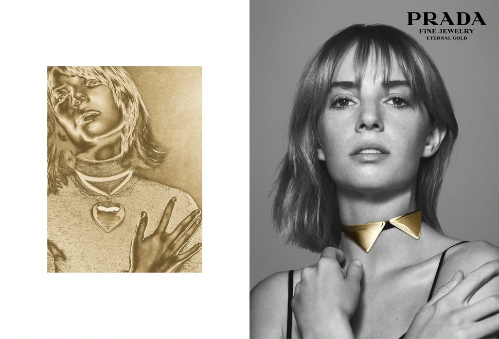 Prada Eternal Gold Fall 2022 Ad campaign