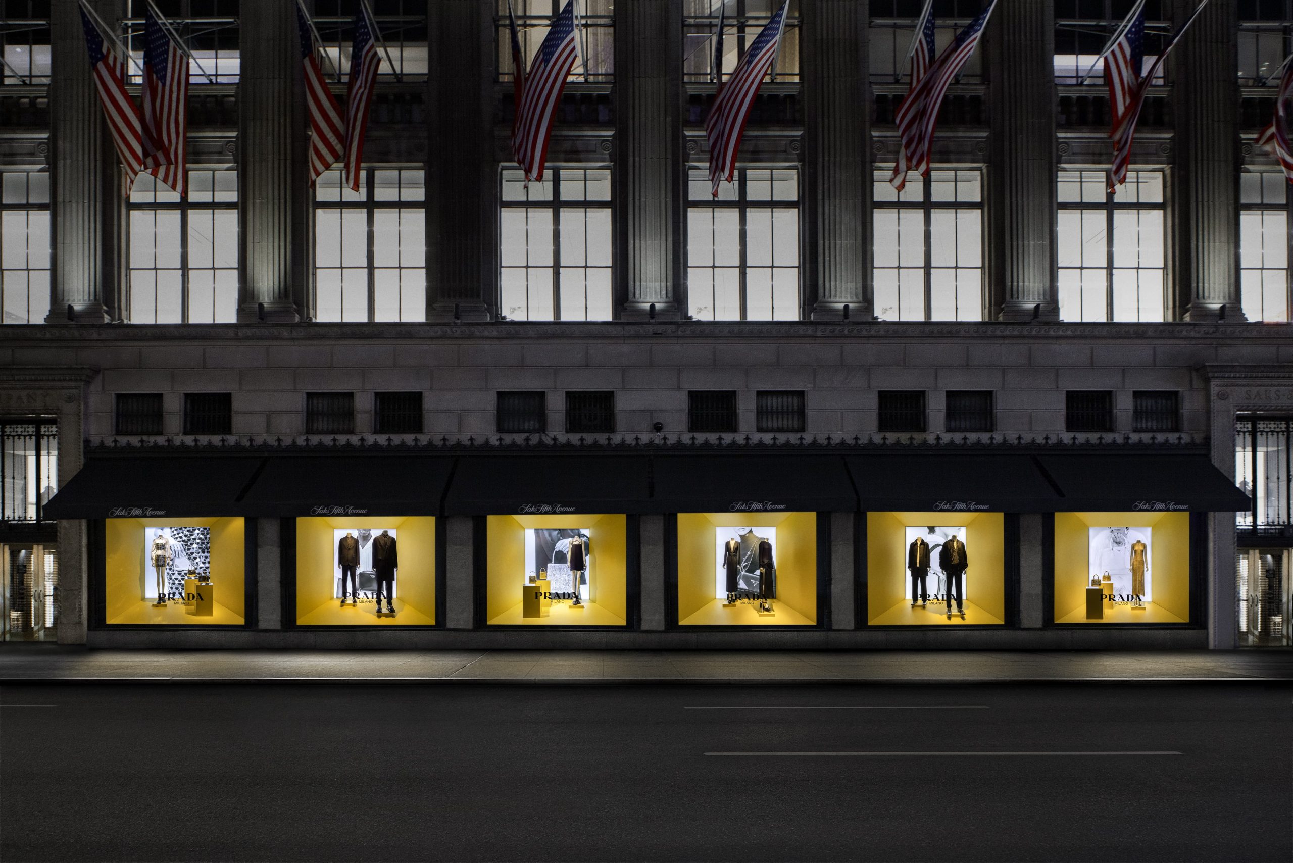 Prada Launches Saks Fifth Avenue Windows | The Impression