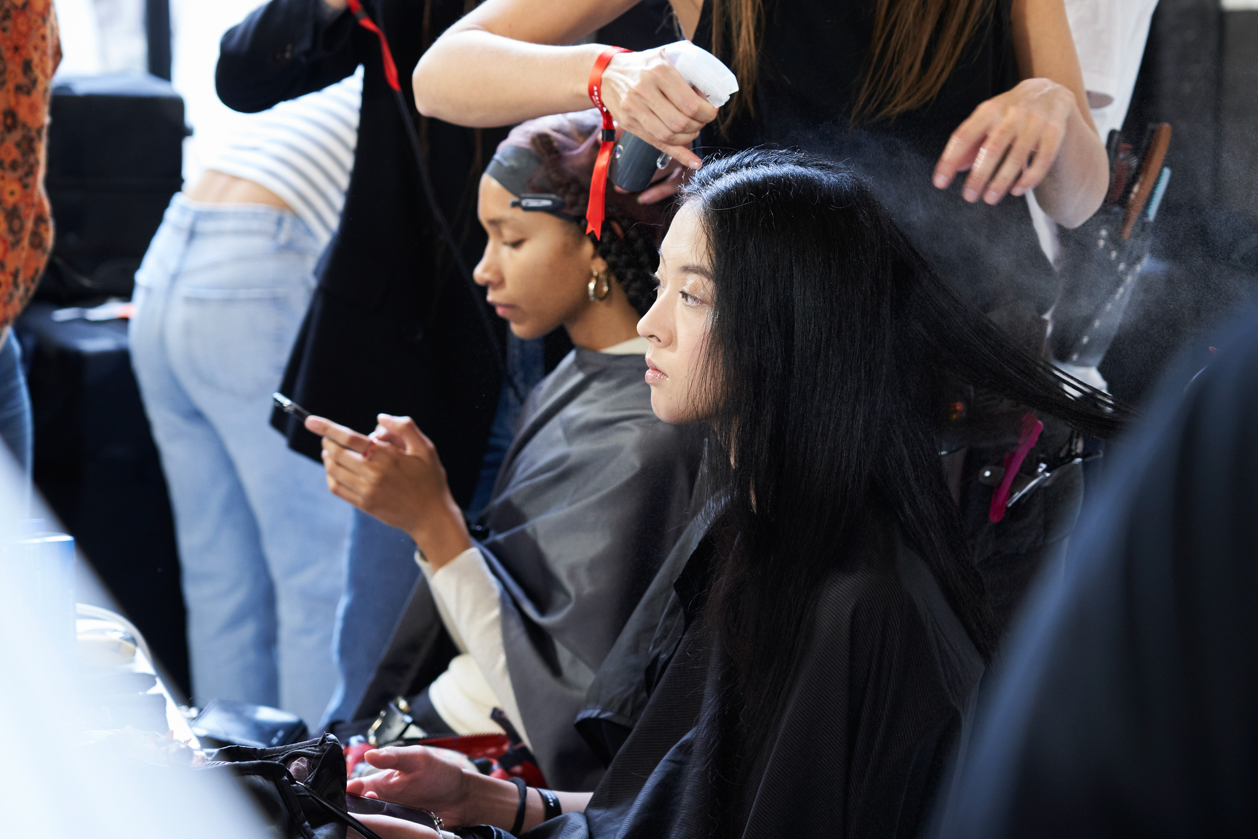 Akris Spring 2023 Fashion Show Backstage