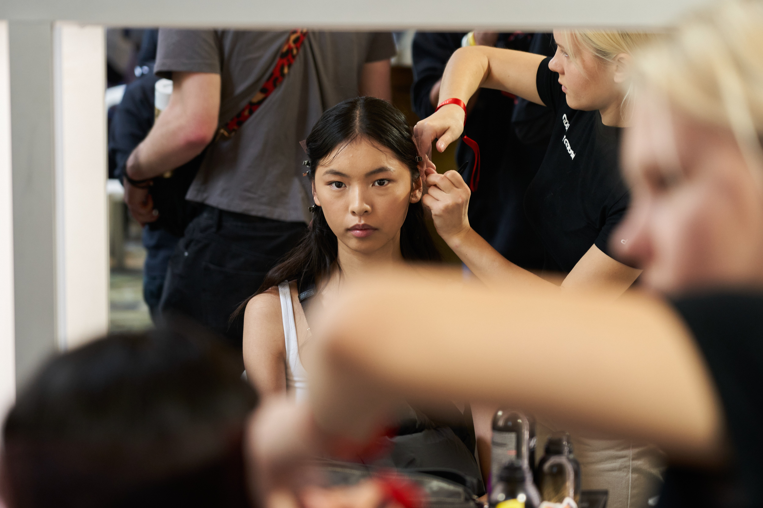 Akris Spring 2023 Fashion Show Backstage