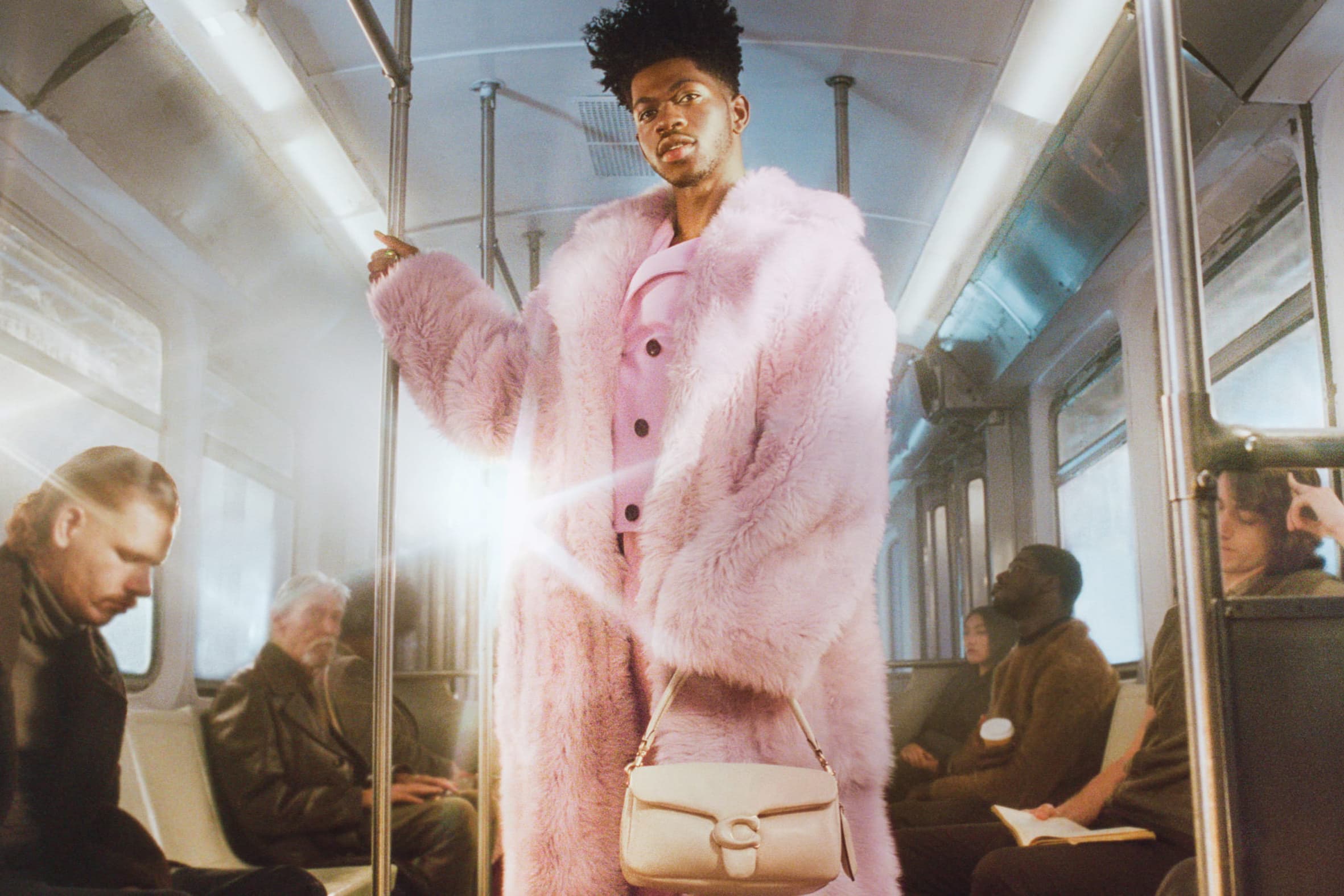 Coach 'Courage to be real' 2022 ad campaign photo with Lil Nas X