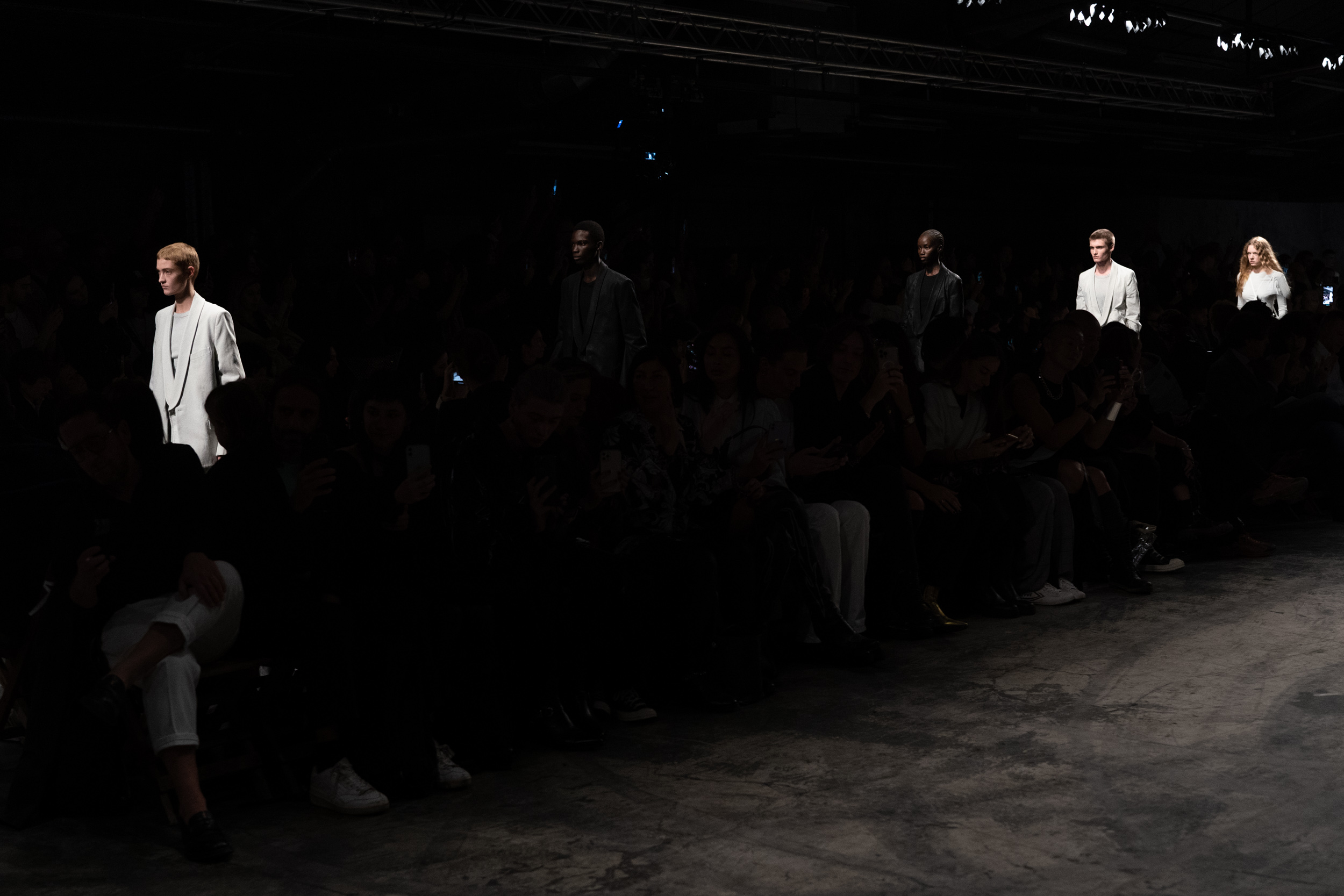 Ann Demeulemeester Spring 2023 Fashion Show Atmosphere