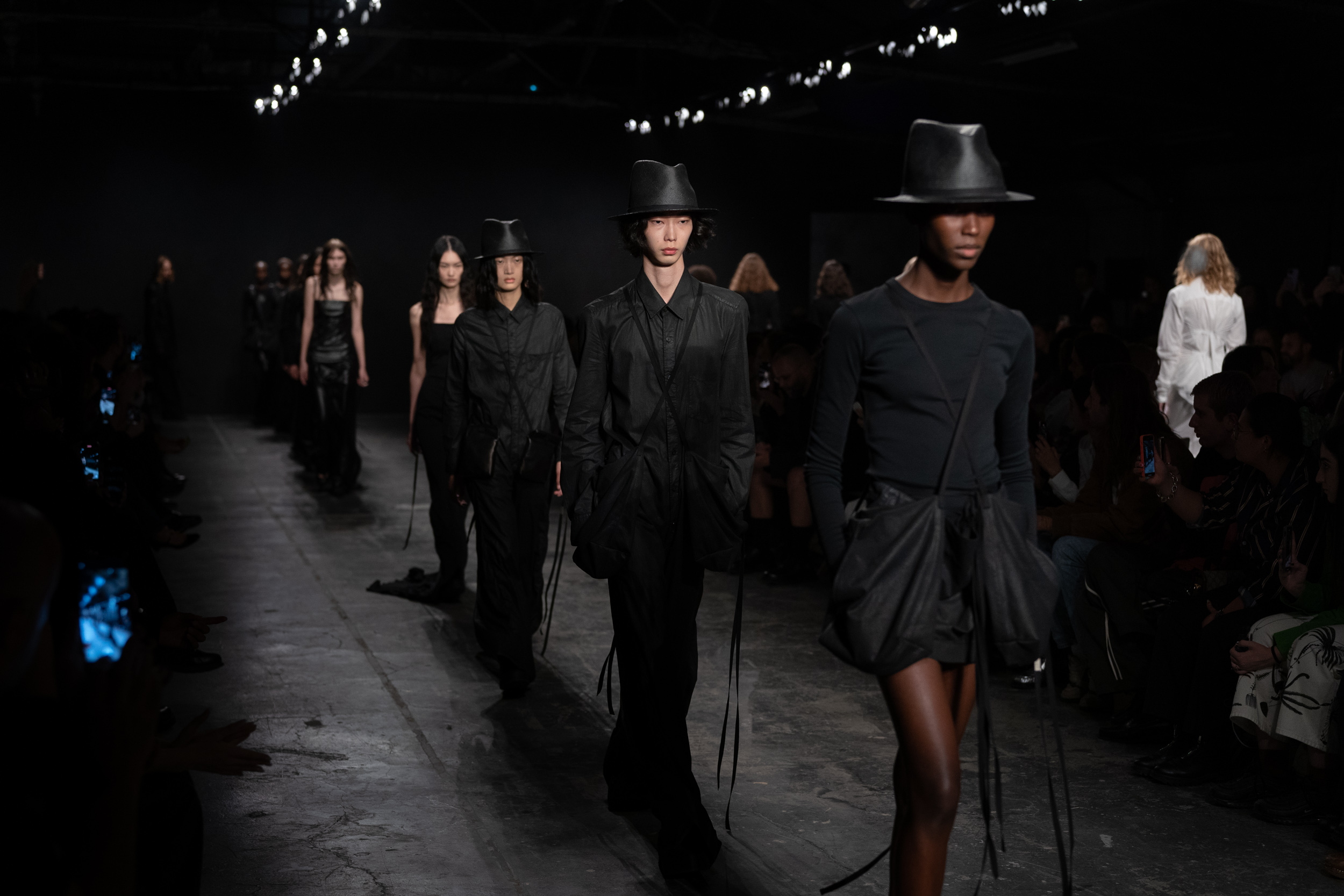 Ann Demeulemeester Spring 2023 Fashion Show Atmosphere